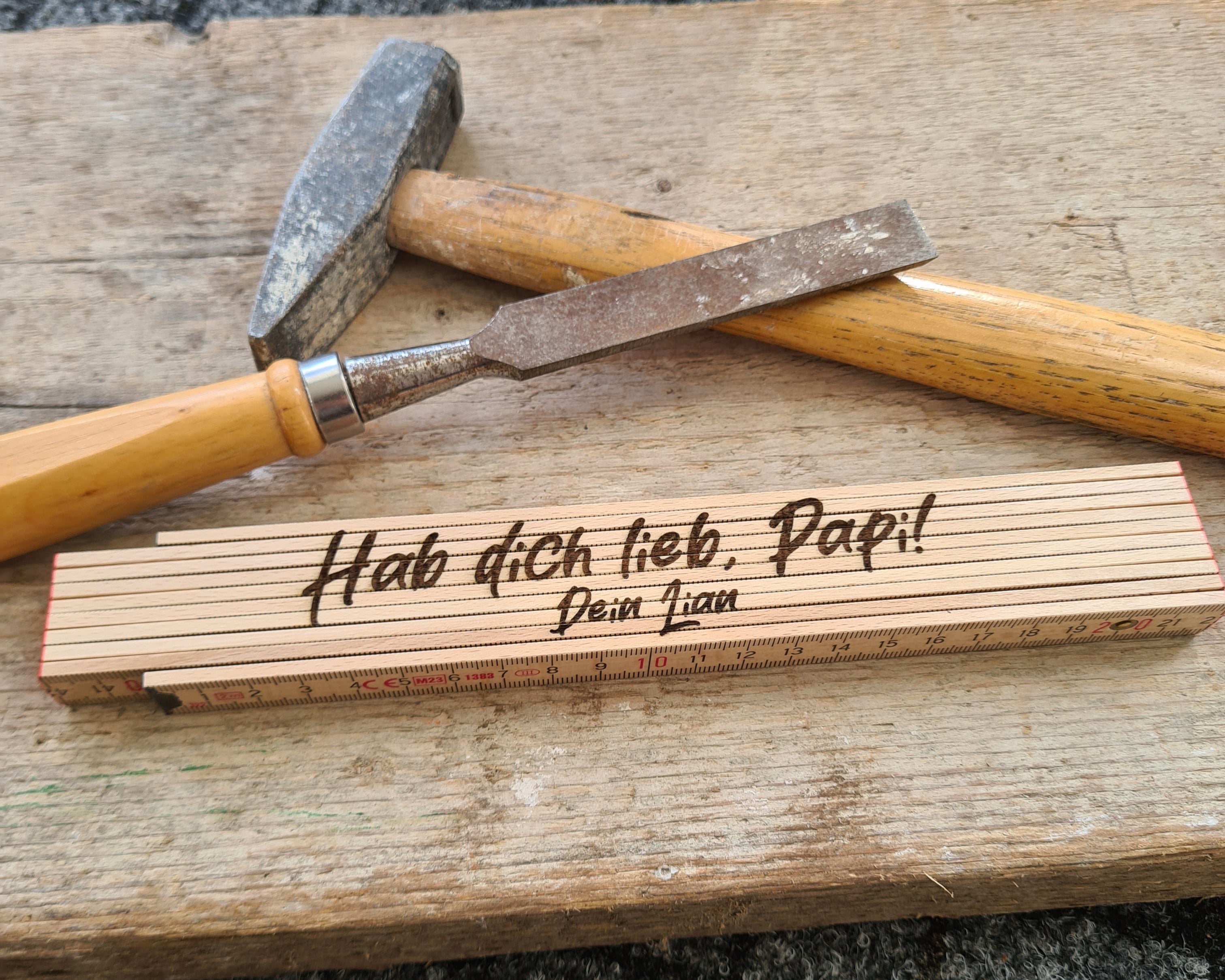 Zollstock - Ich/Wir hab/en dich lieb