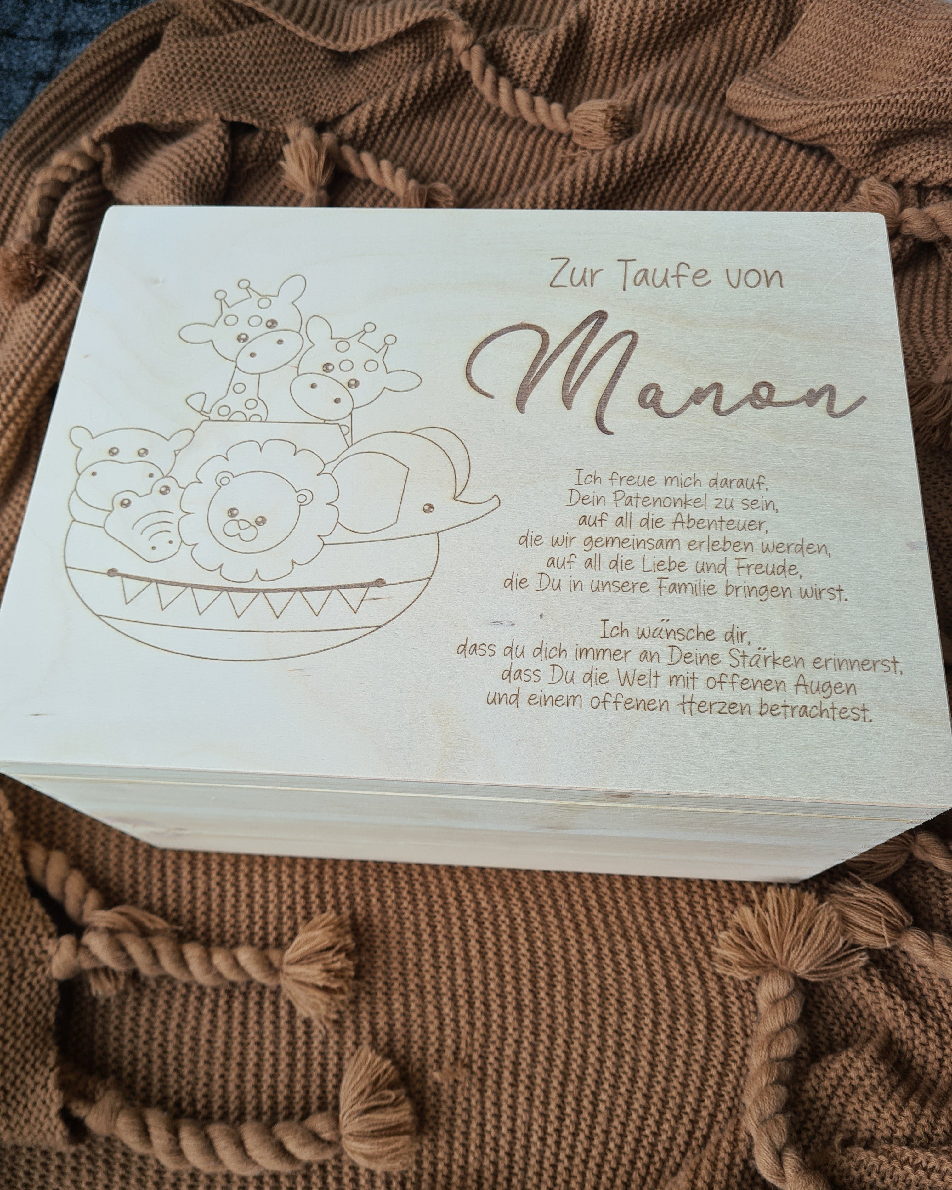 Erinnerungskiste - Taufe