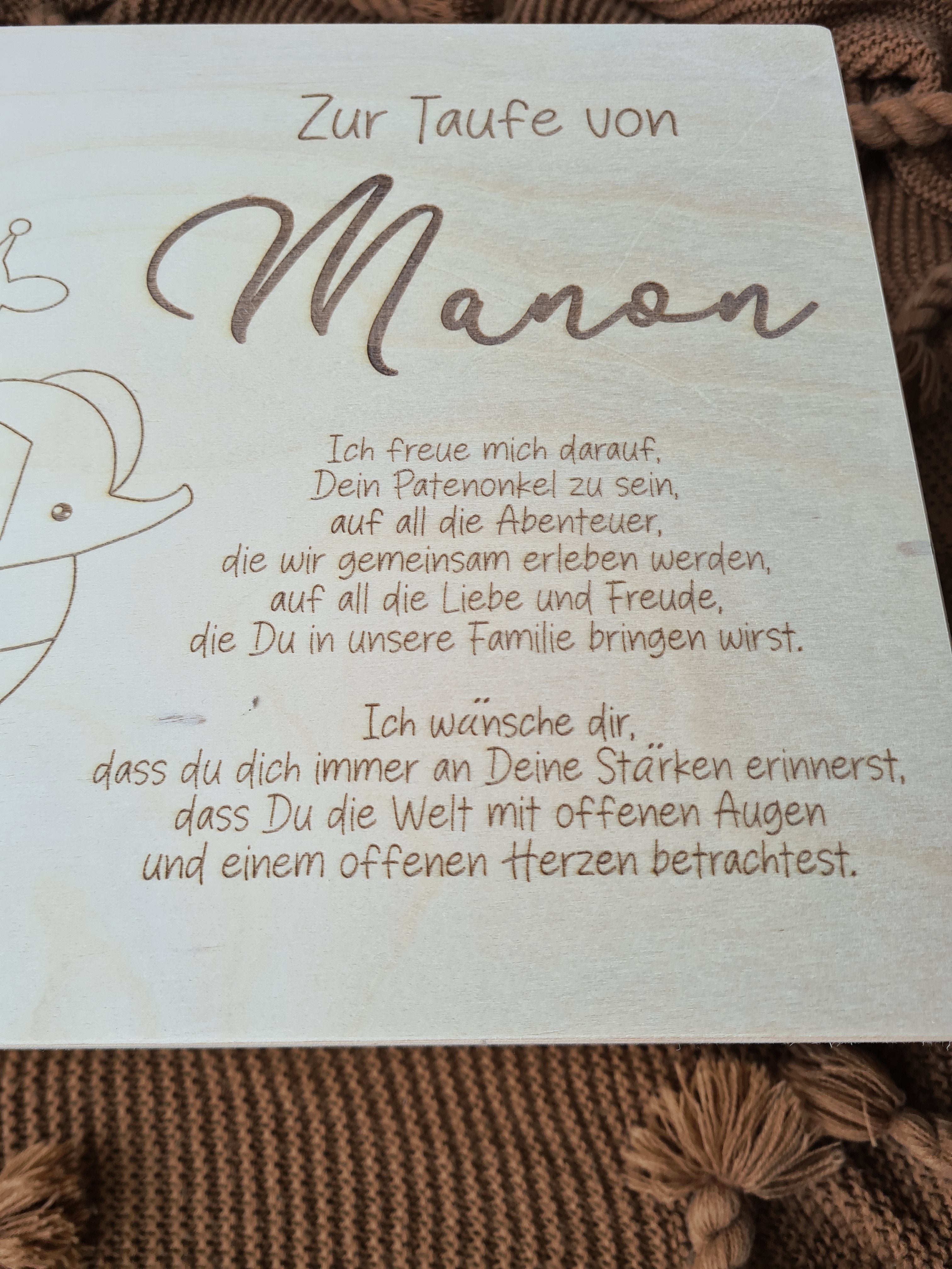 Erinnerungskiste - Taufe