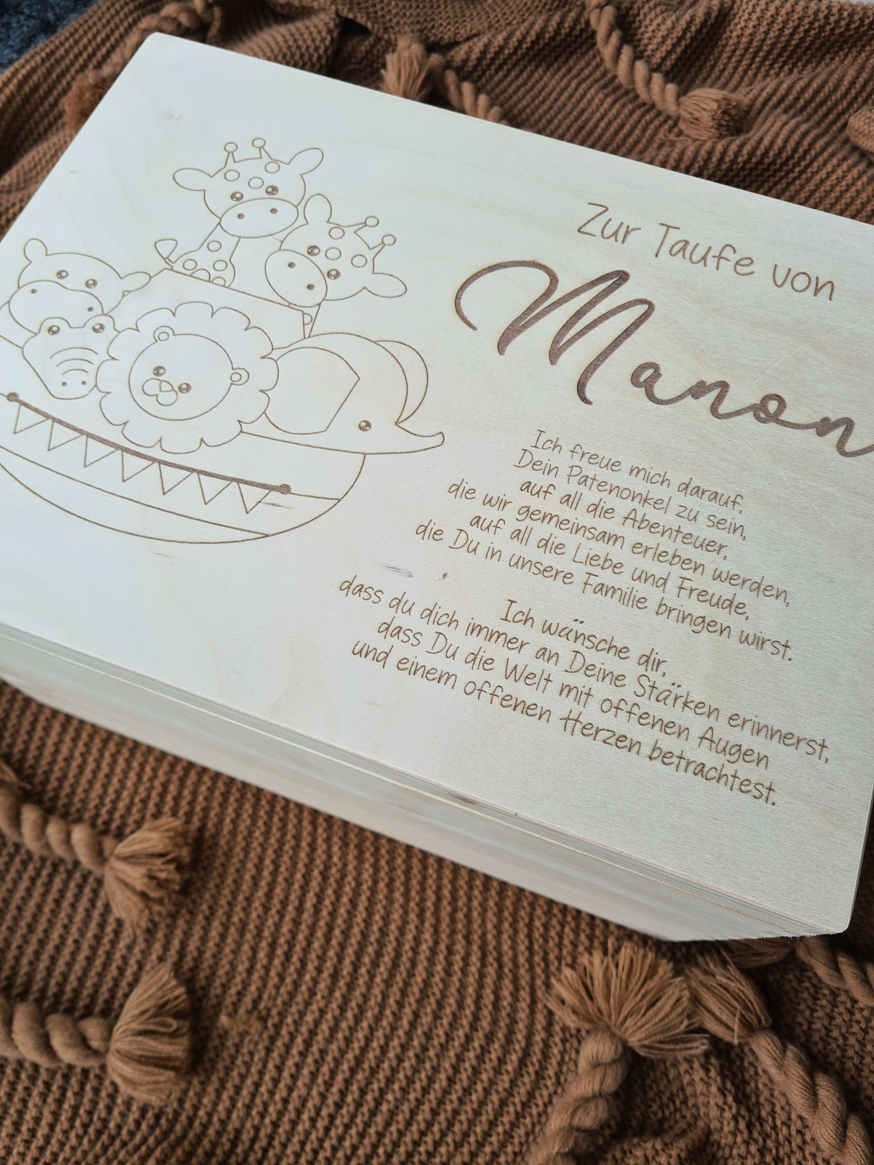 Erinnerungskiste - Taufe