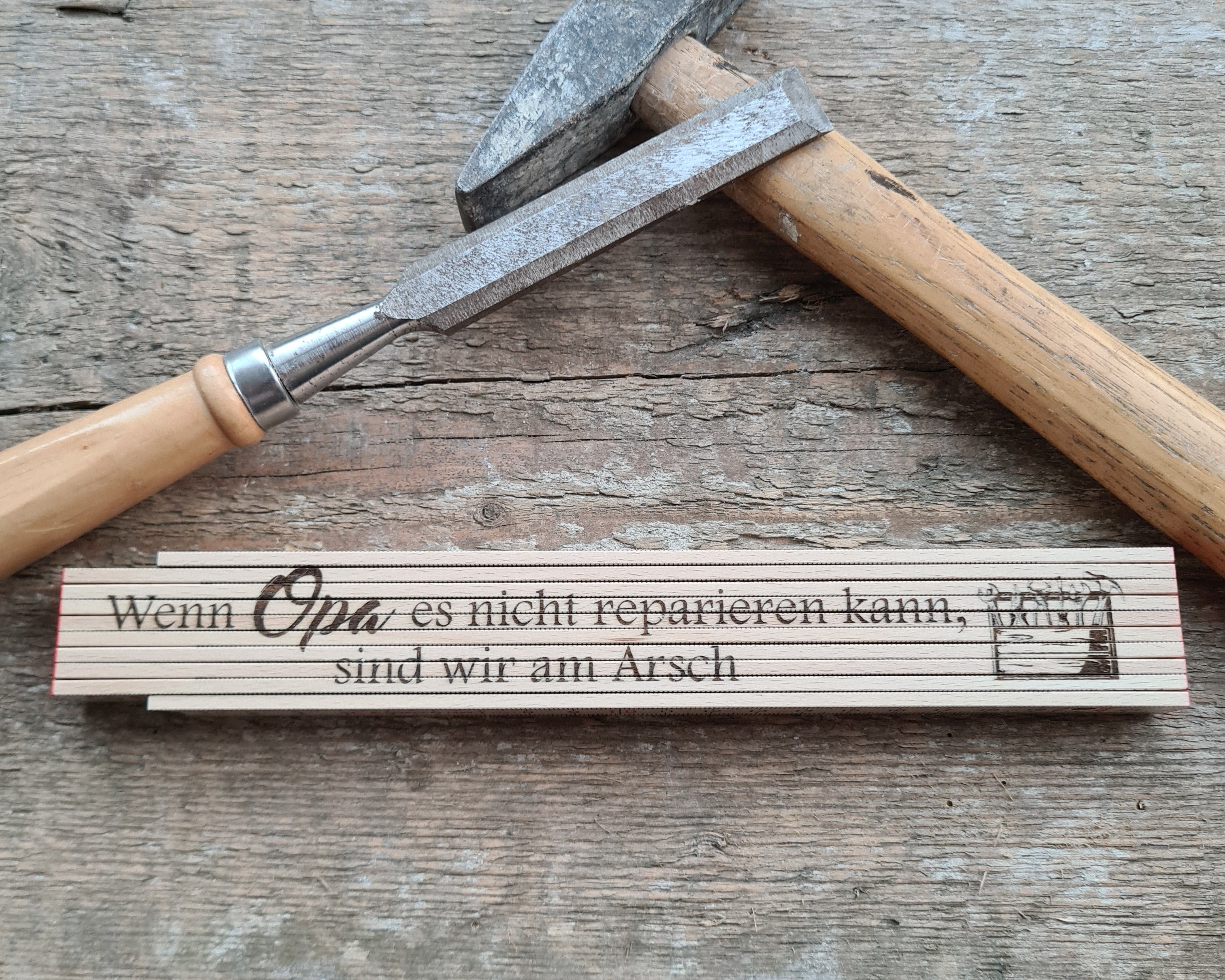 Zollstock - Wenn .... es nicht reparieren kann