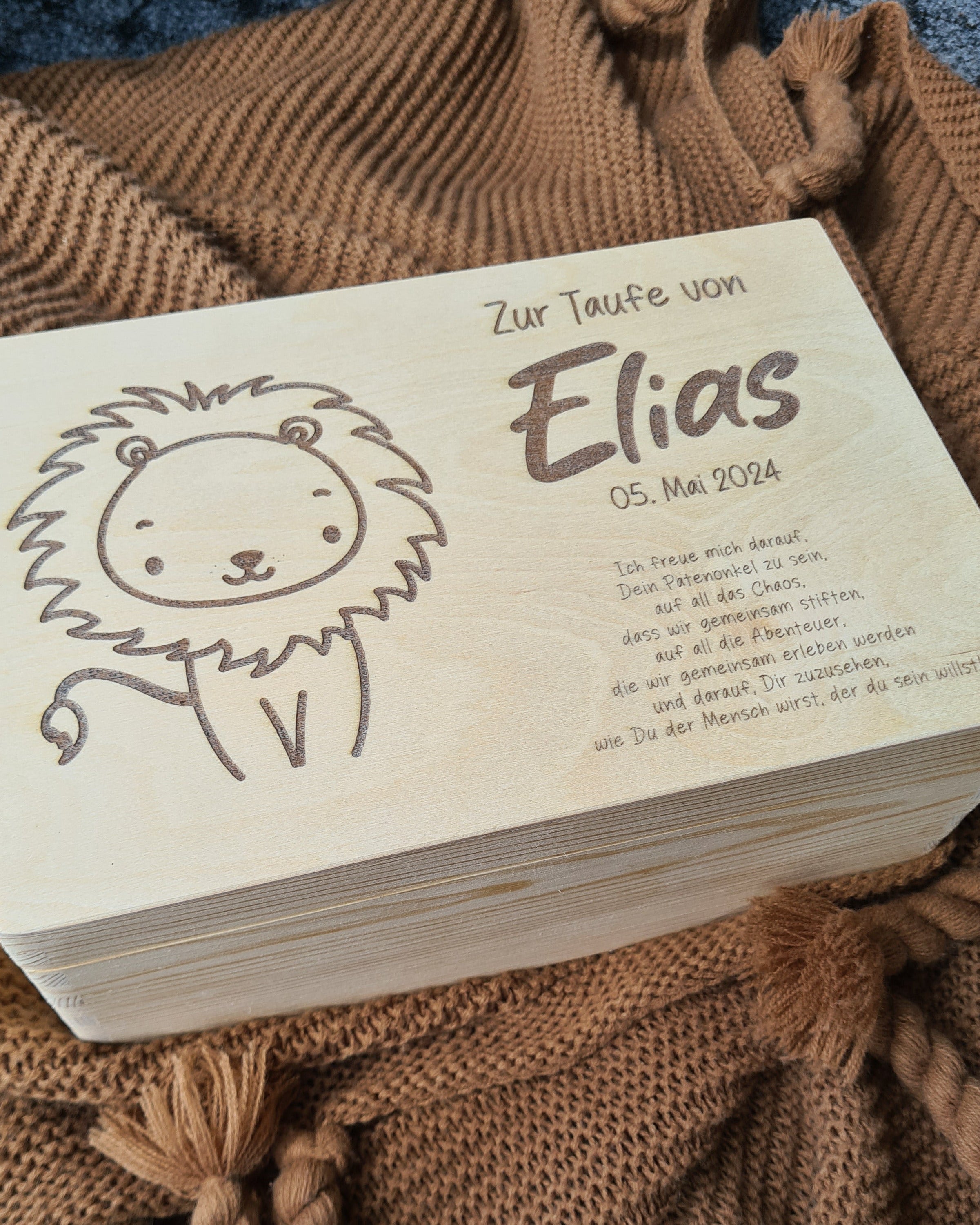 Erinnerungskiste - Taufe