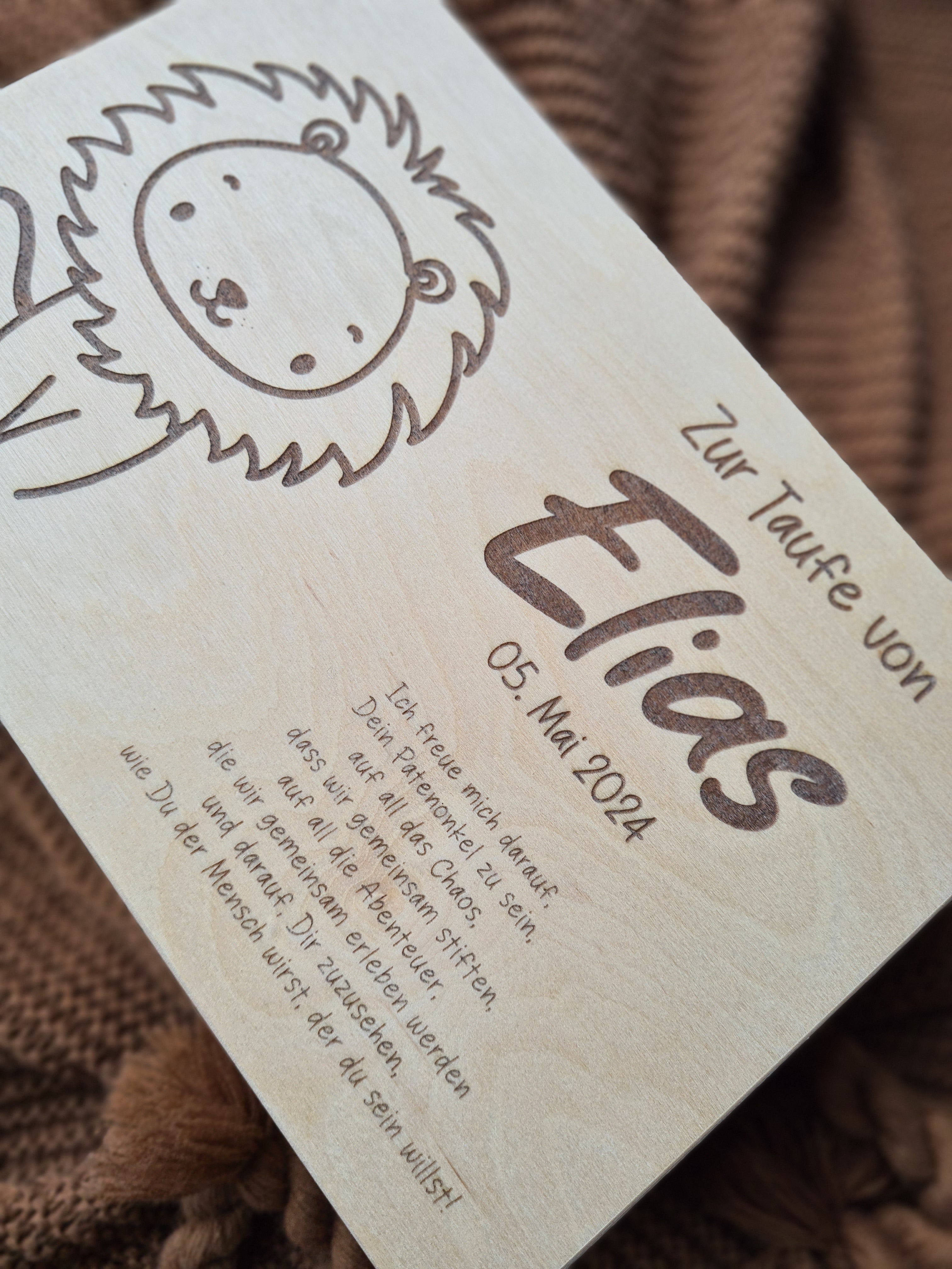 Erinnerungskiste - Taufe