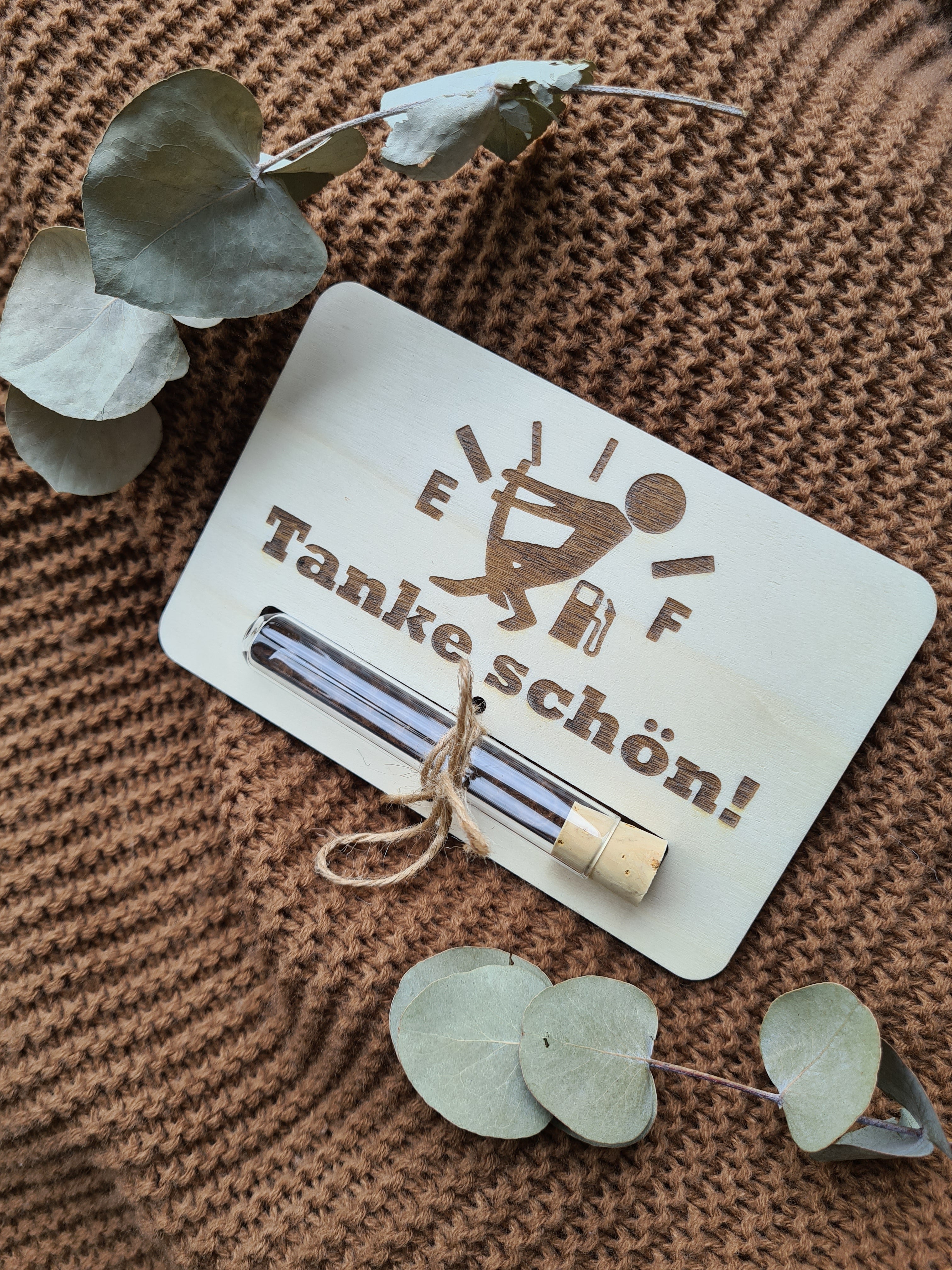 Geldgeschenkkarte - Tanke schön