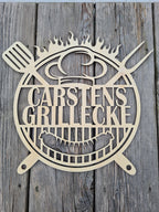 Wanddeko - Grillecke