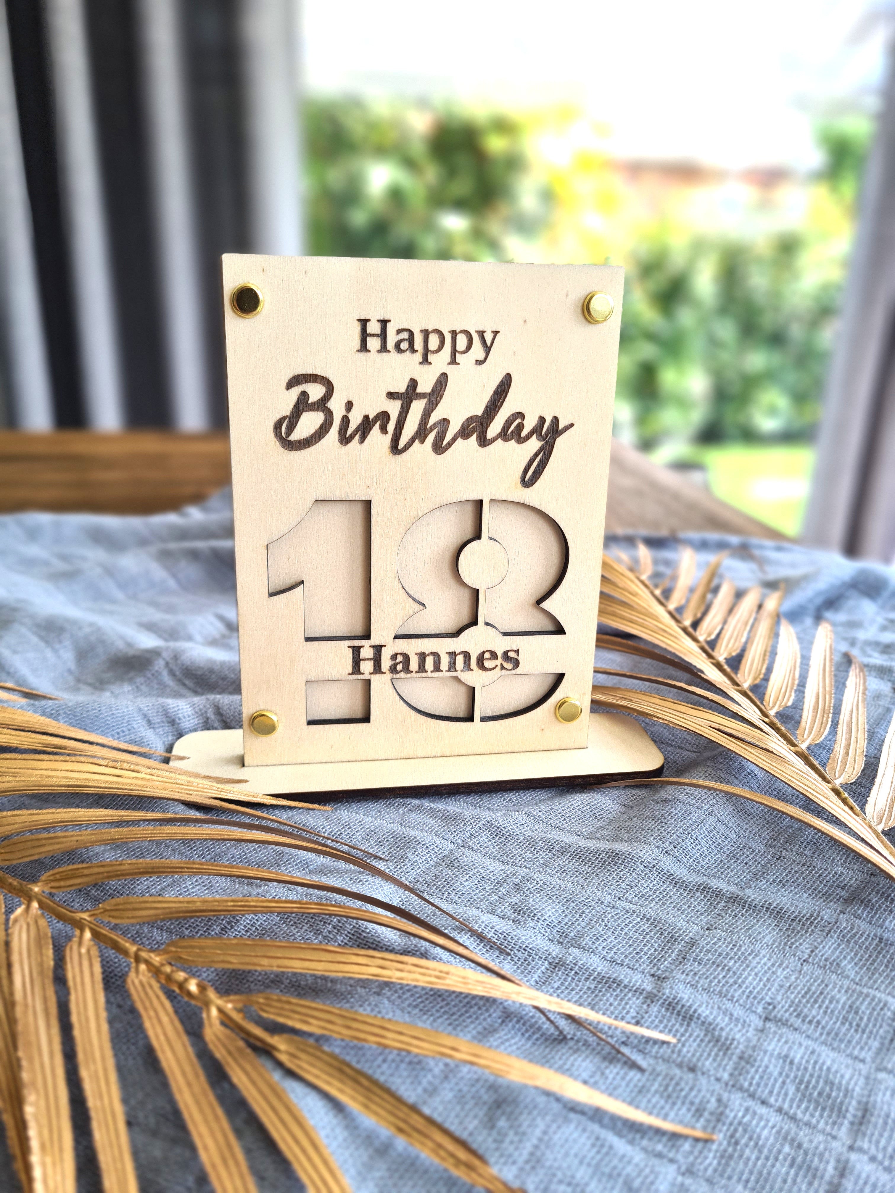 Geldgeschenkkarte - Geburtstag