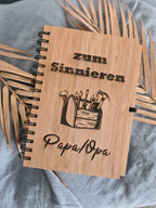 Bambus - Notizbuch mit Kugelschreiber