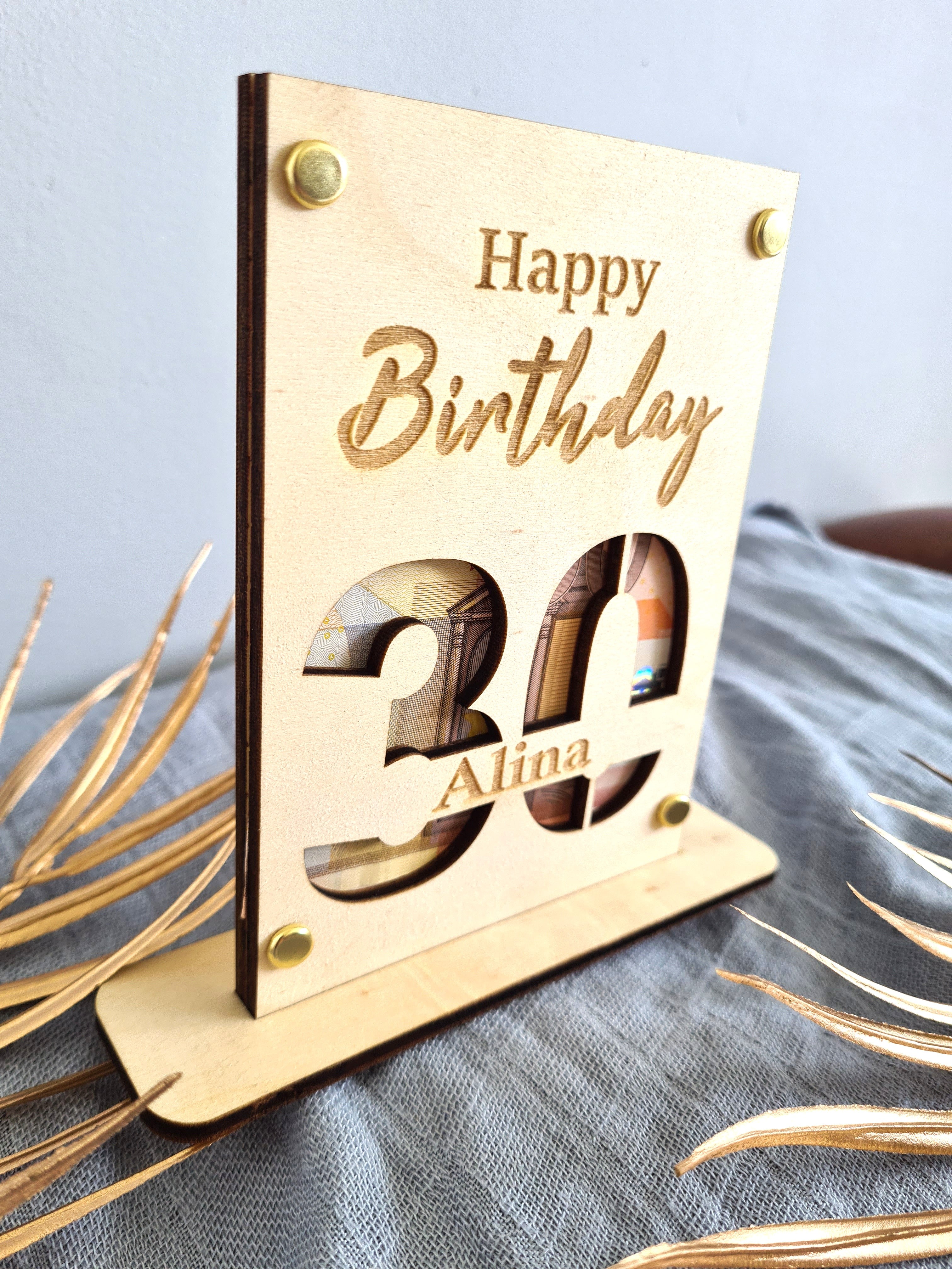 Geldgeschenkkarte - Geburtstag