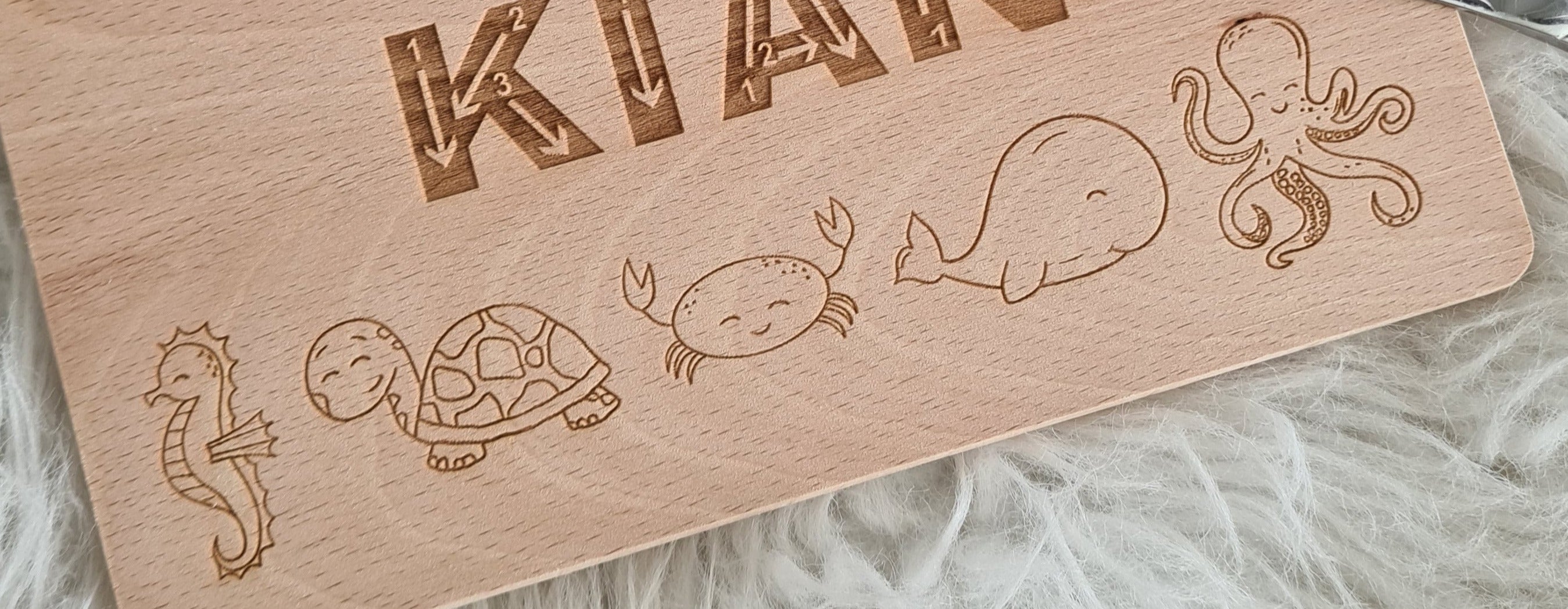 Frühstücksbrettchen - Meerestiere