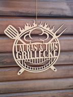 Wanddeko - Grillecke