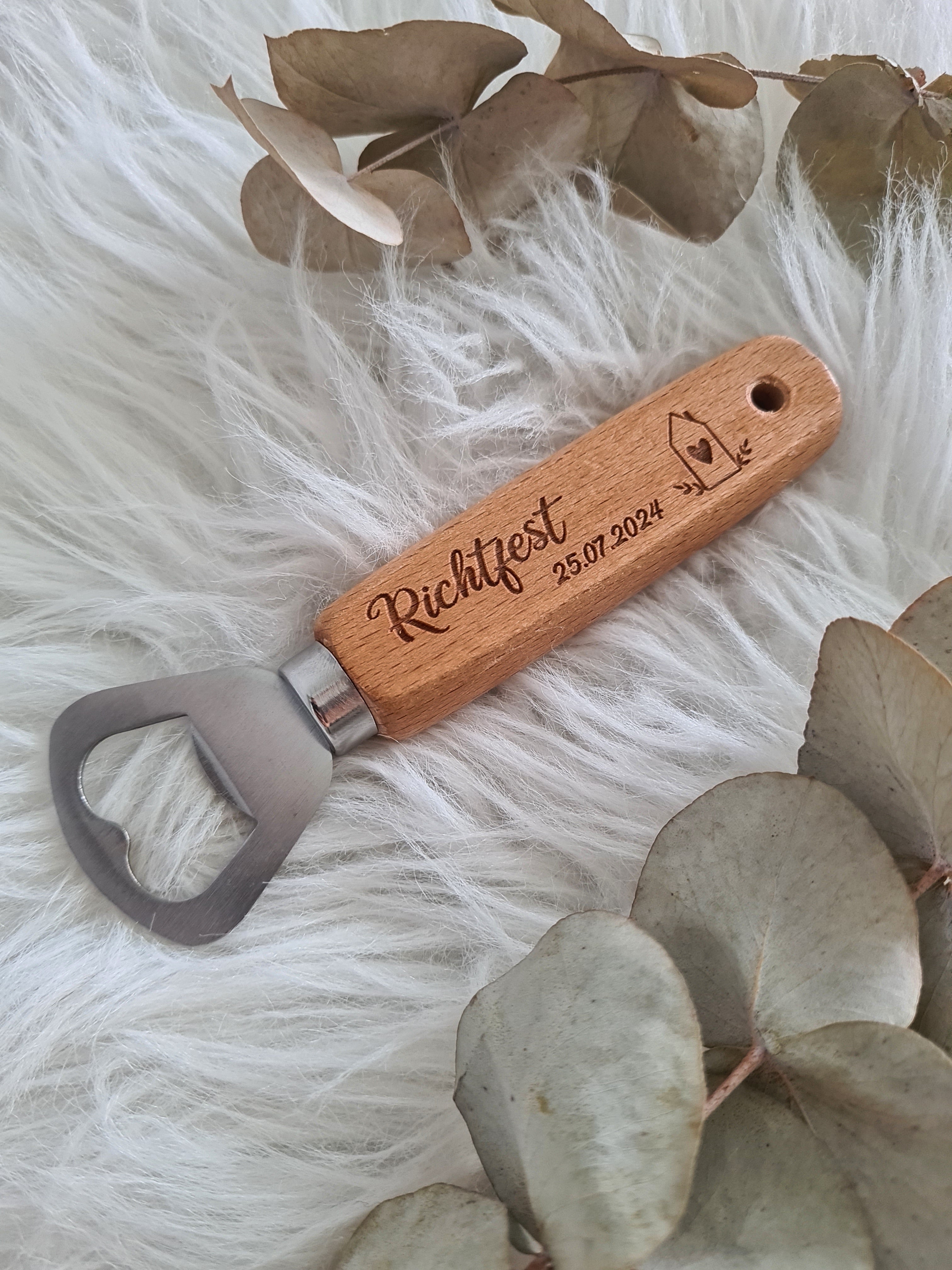 Flaschenöffner Buche - Motivwahl