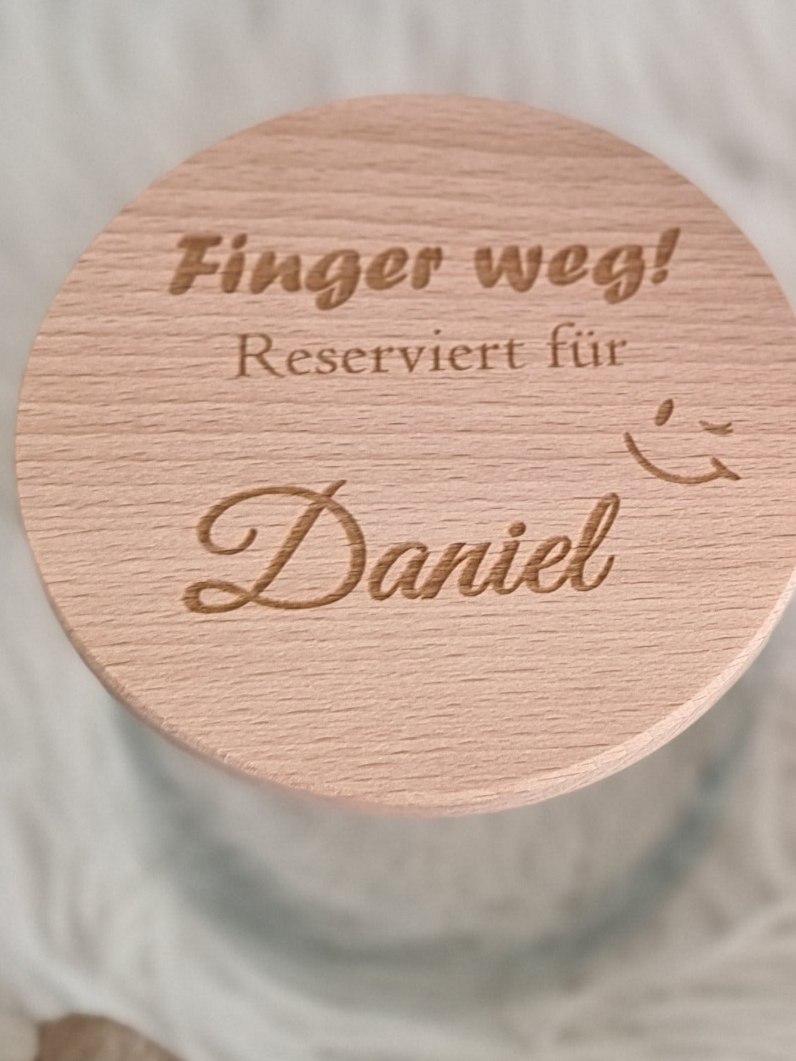 Vorratsglas - Finger weg