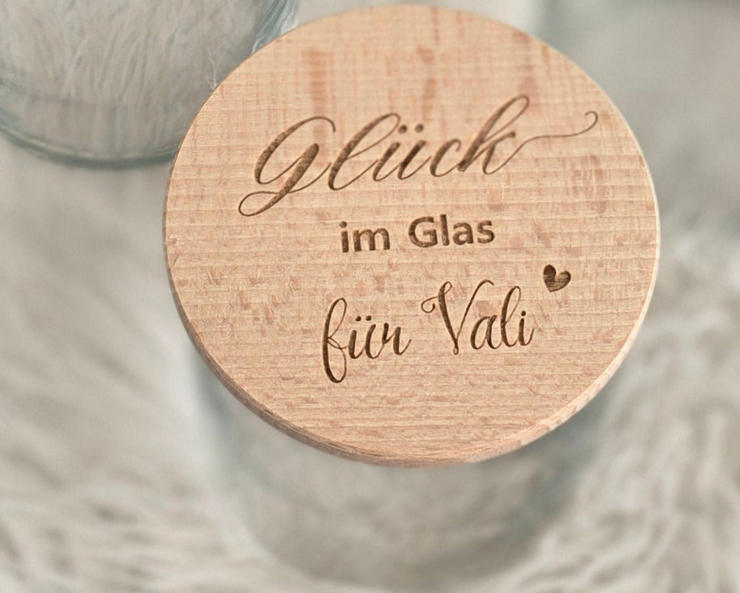 Vorratsglas - Glück im Glas