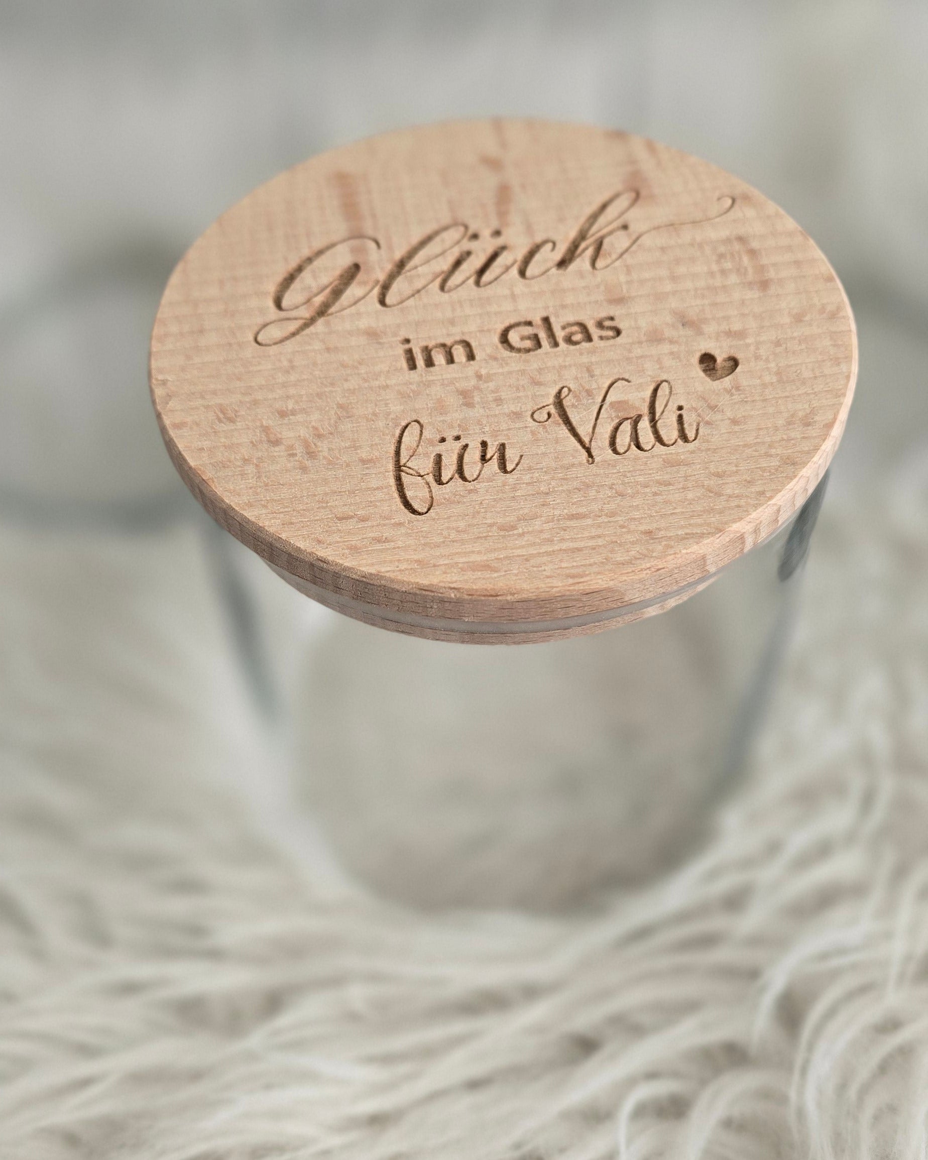 Vorratsglas - Glück im Glas
