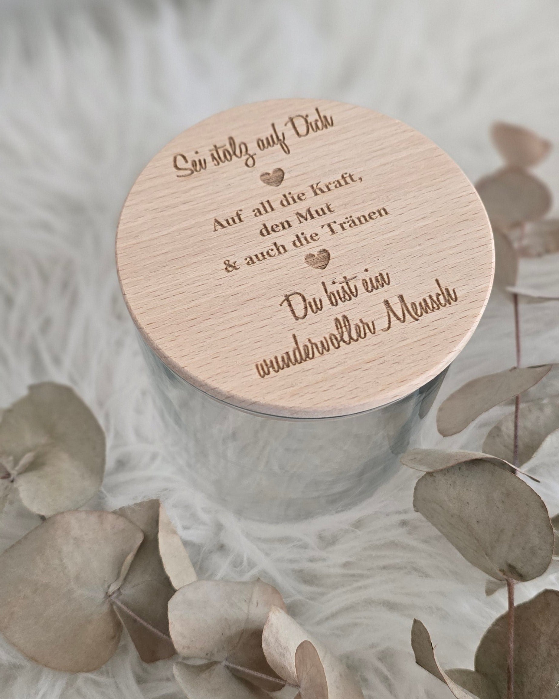 Vorratsglas - Sei Stolz