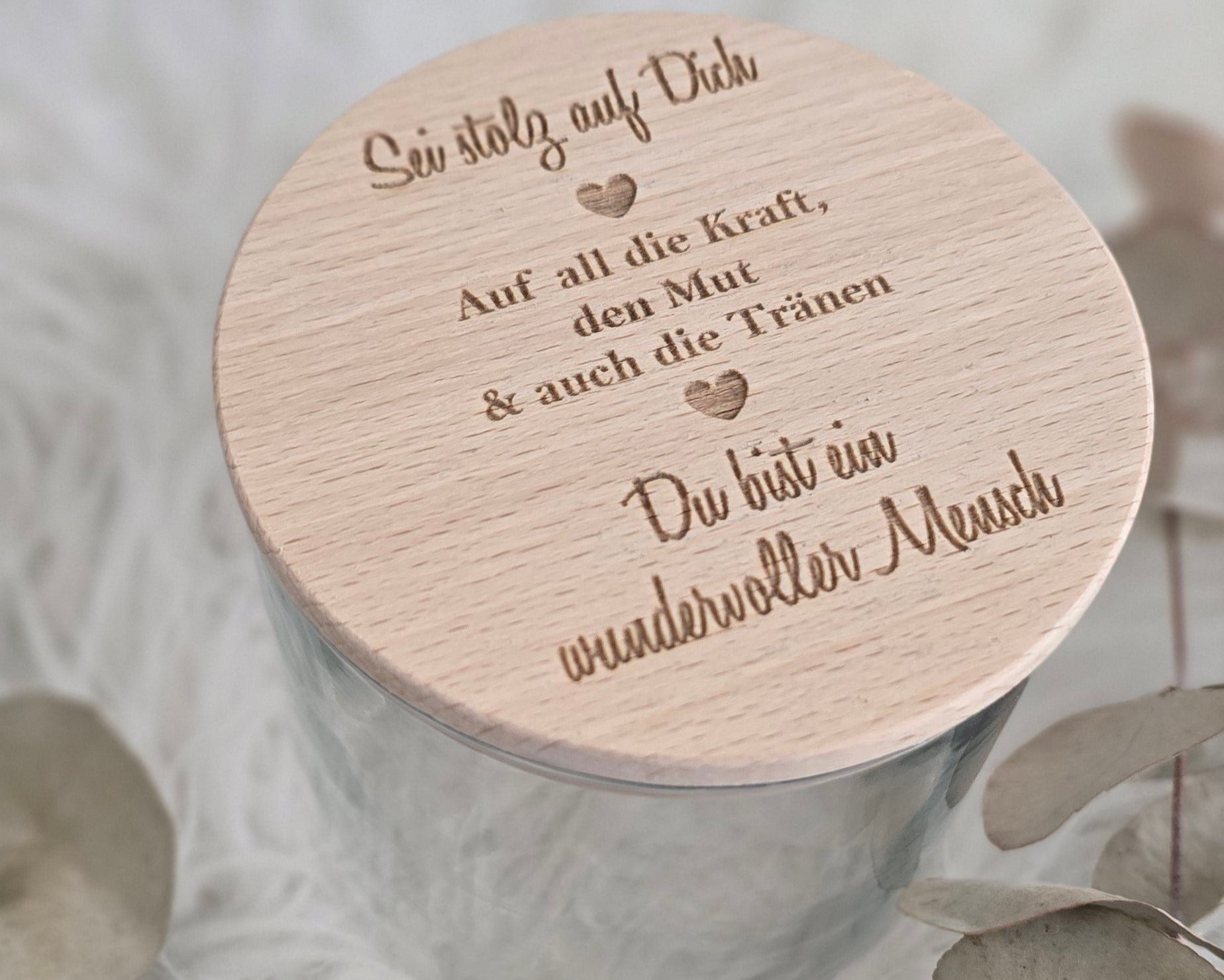 Vorratsglas - Sei Stolz