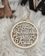Geschenkanhänger, Weihnachtsbaumschmuck - Frohe Weihnachten