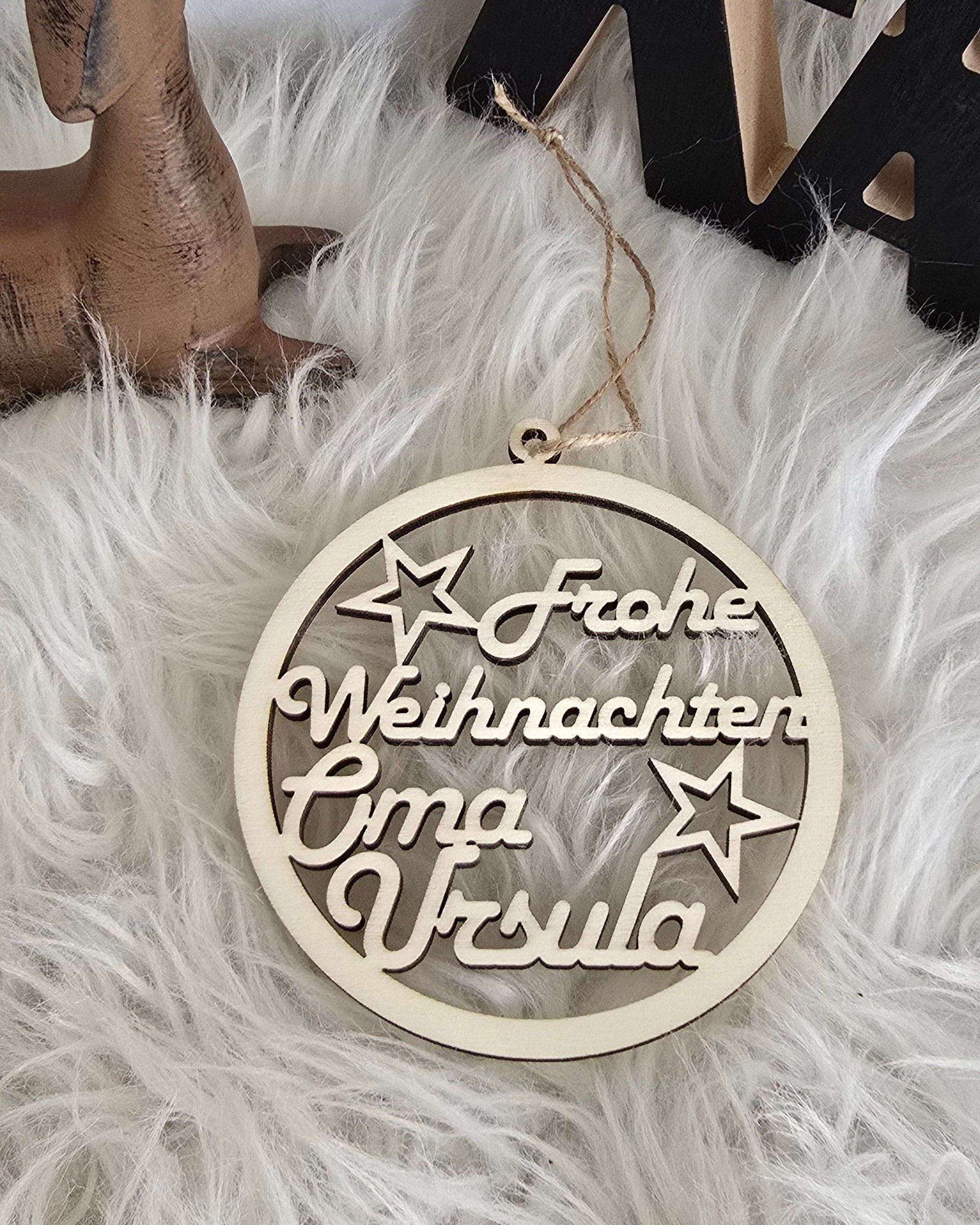 Geschenkanhänger, Weihnachtsbaumschmuck - Frohe Weihnachten