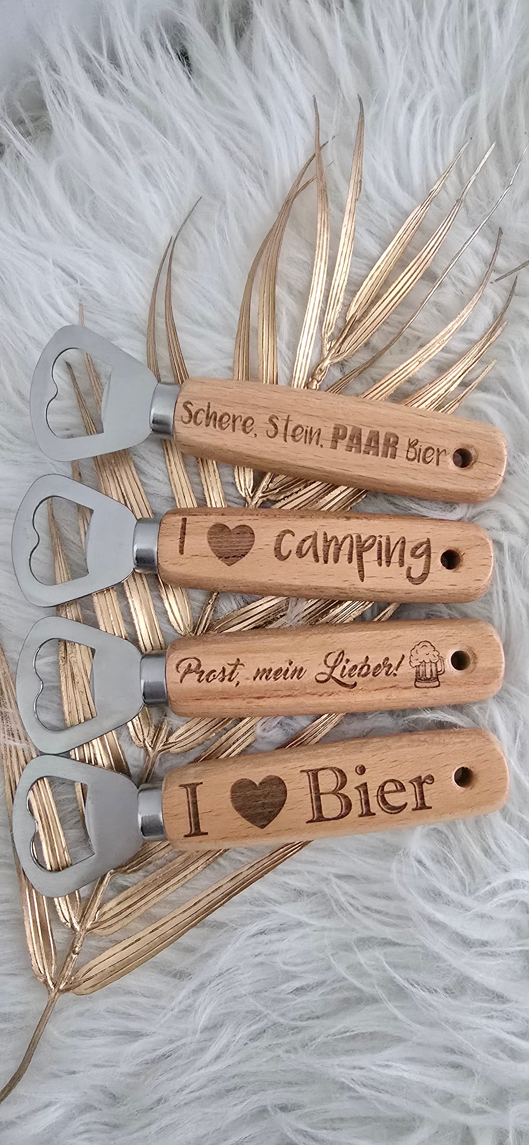 Flaschenöffner Buche - witzige Sprüche