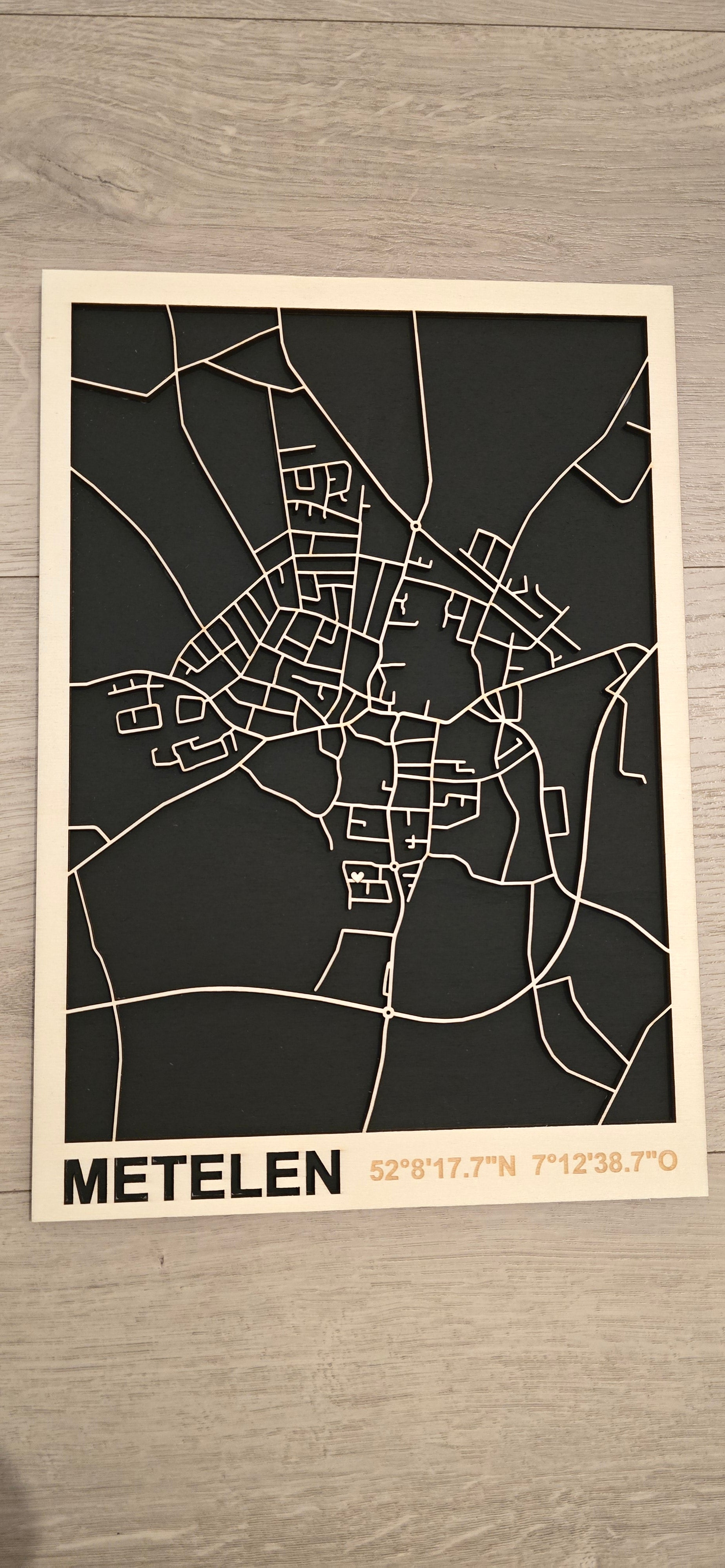 Straßenplan deiner Stadt