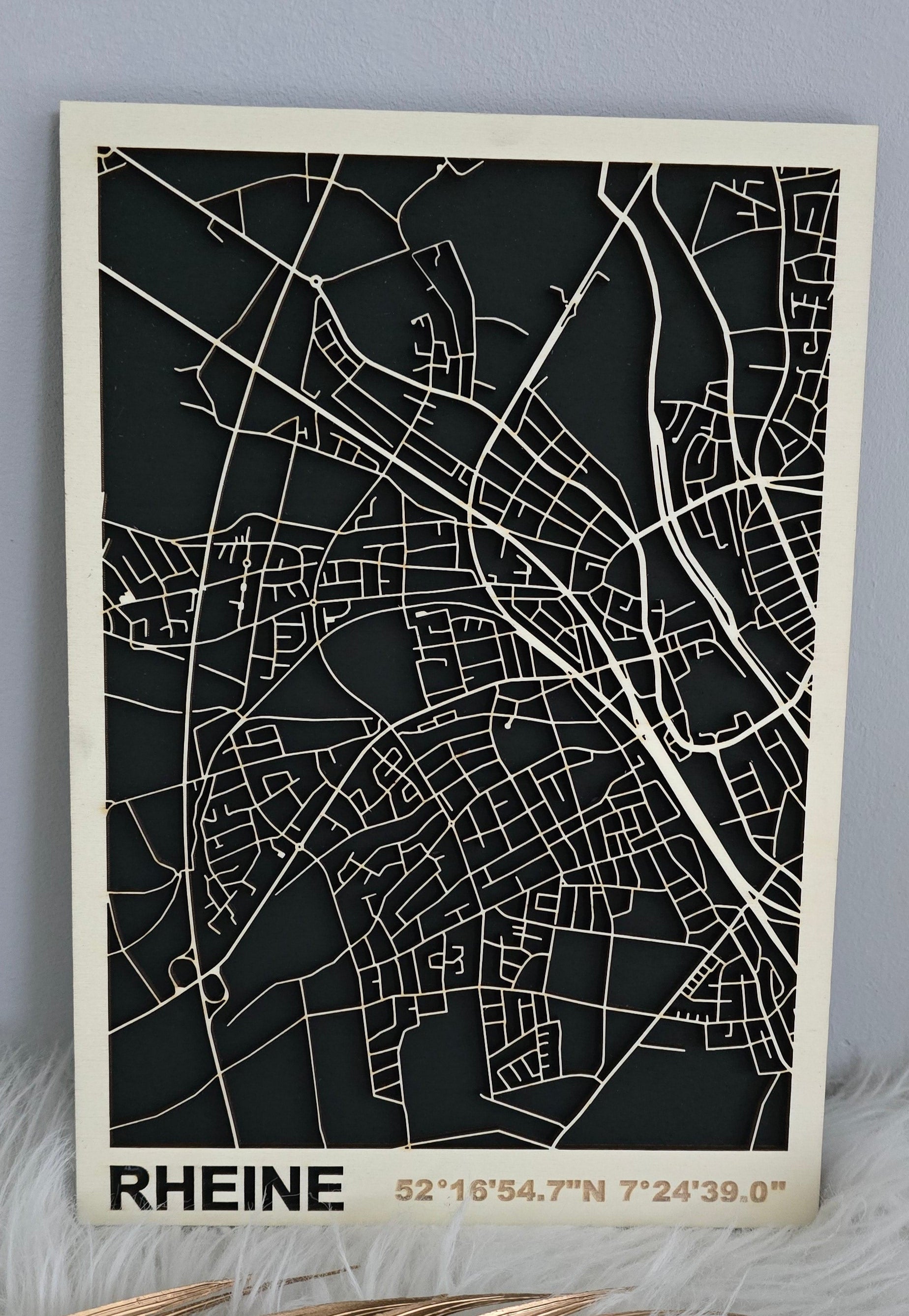 Straßenplan deiner Stadt