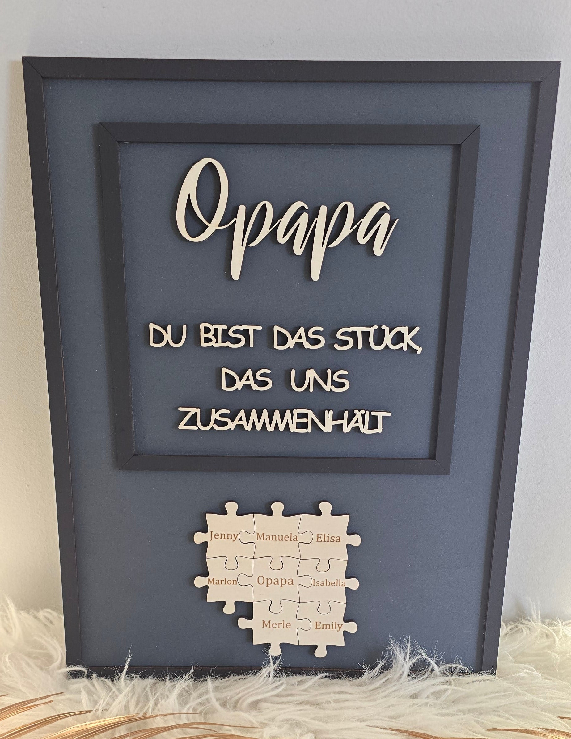 Bilderrahmen - Puzzlestück