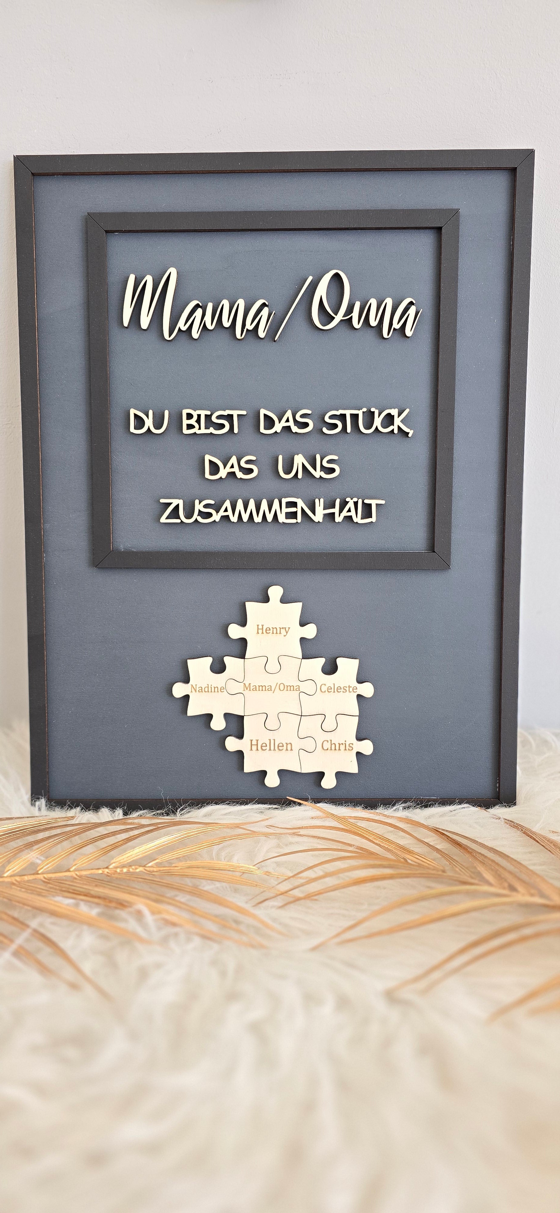 Bilderrahmen - Puzzlestück