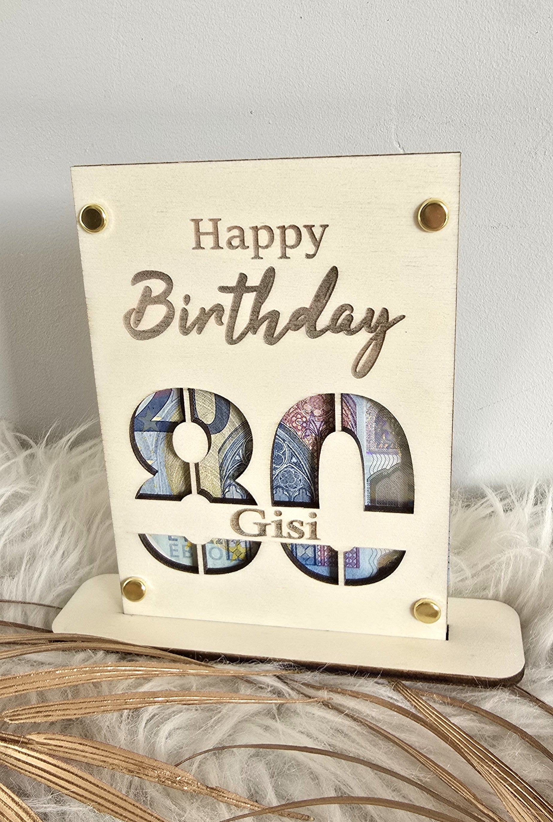 Geldgeschenkkarte - Geburtstag