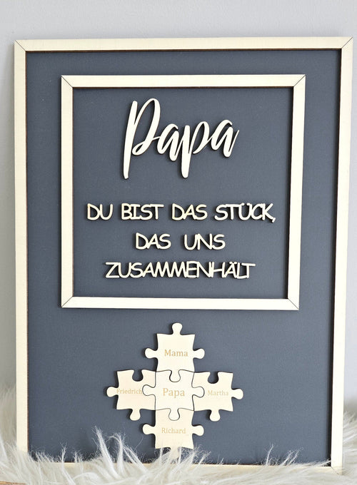 Bilderrahmen - Puzzlestück