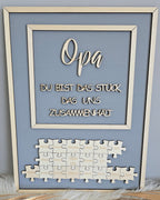 Bilderrahmen - Puzzlestück