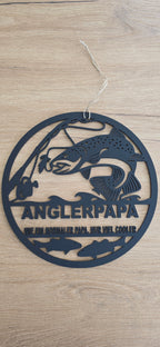 Schild - Anglerpapa