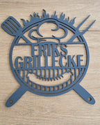 Wanddeko - Grillecke