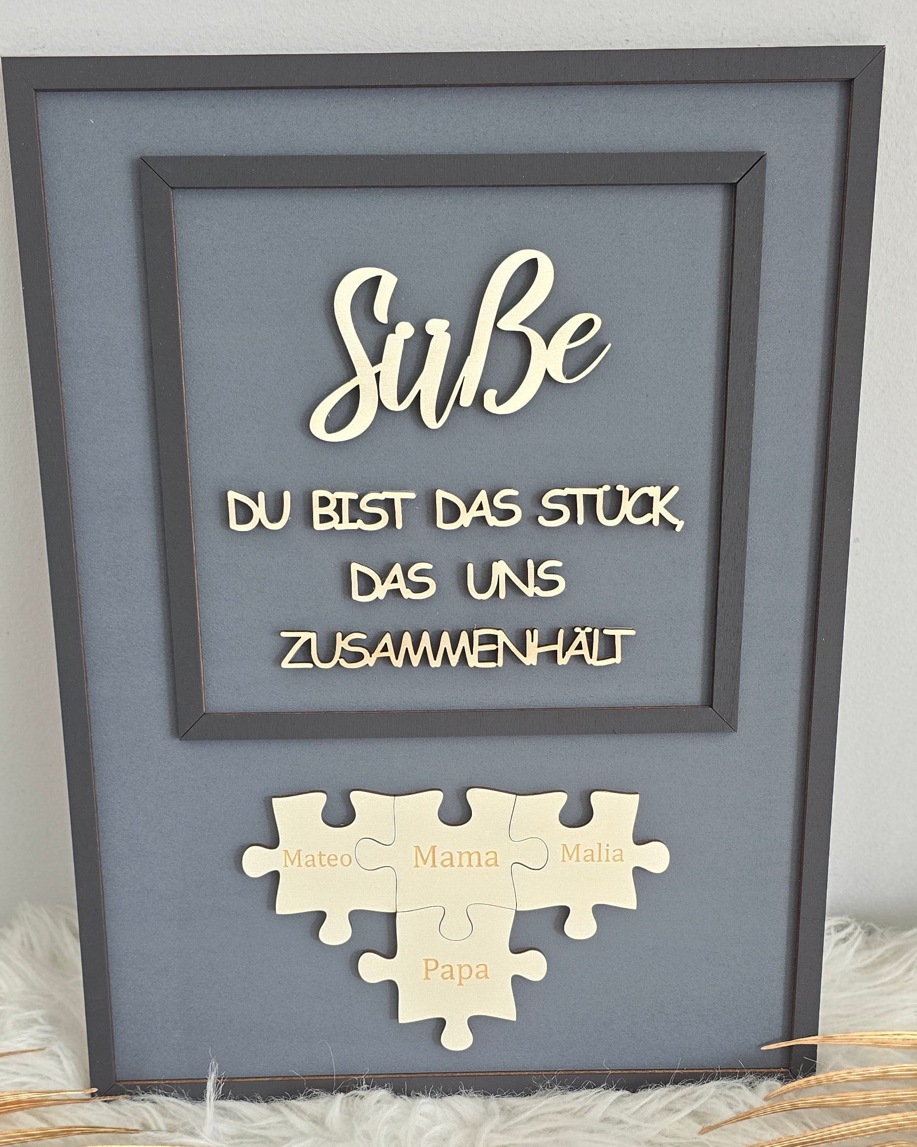 Bilderrahmen - Puzzlestück