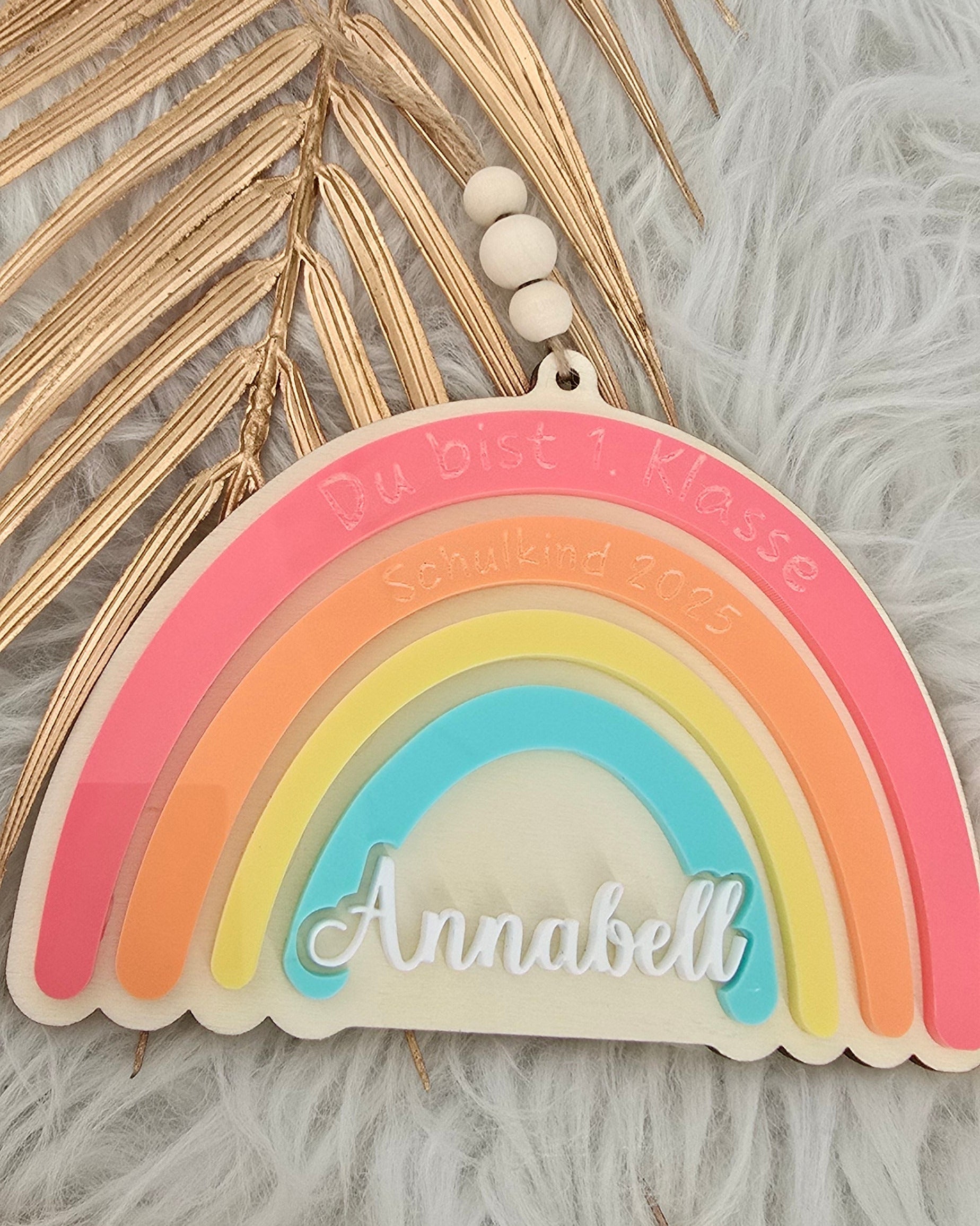 Acryl - Anhänger für den Tornister