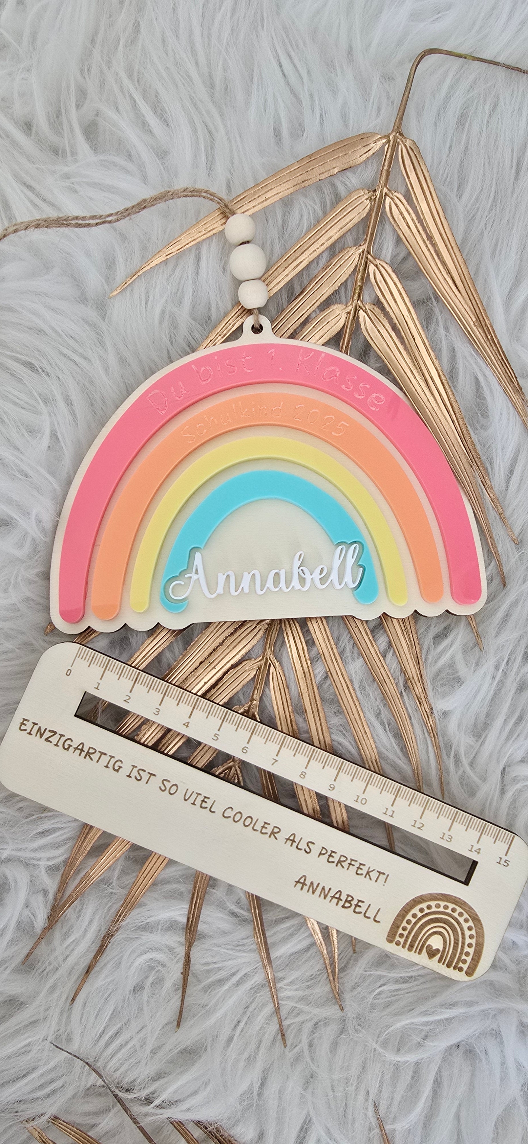 Acryl - Anhänger für den Tornister