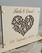 Geldgeschenkkarte - Hochzeit viele Herzen