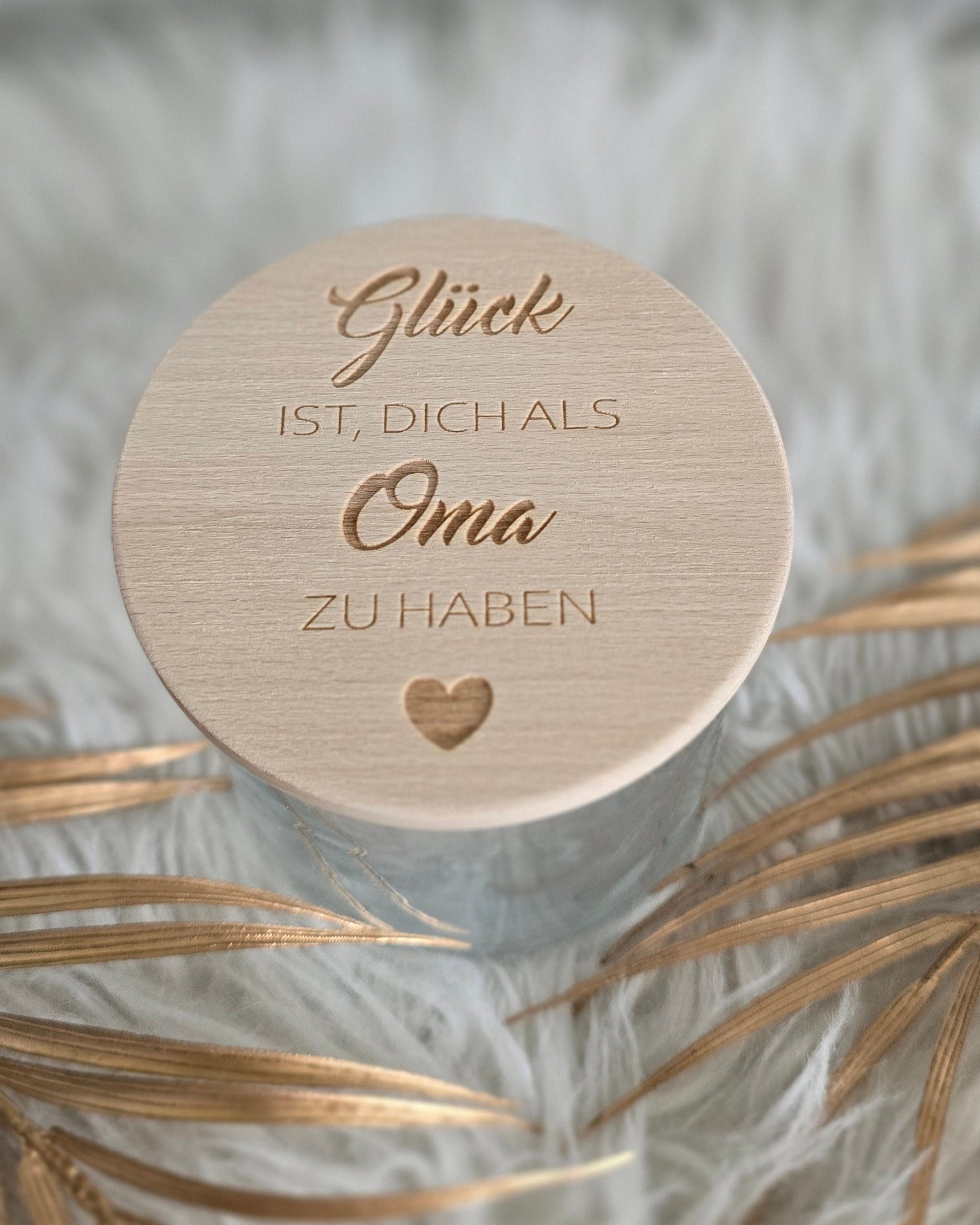 Vorratsglas - Glück ist..