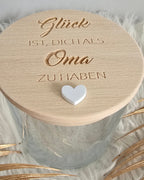 Vorratsglas - Glück ist..