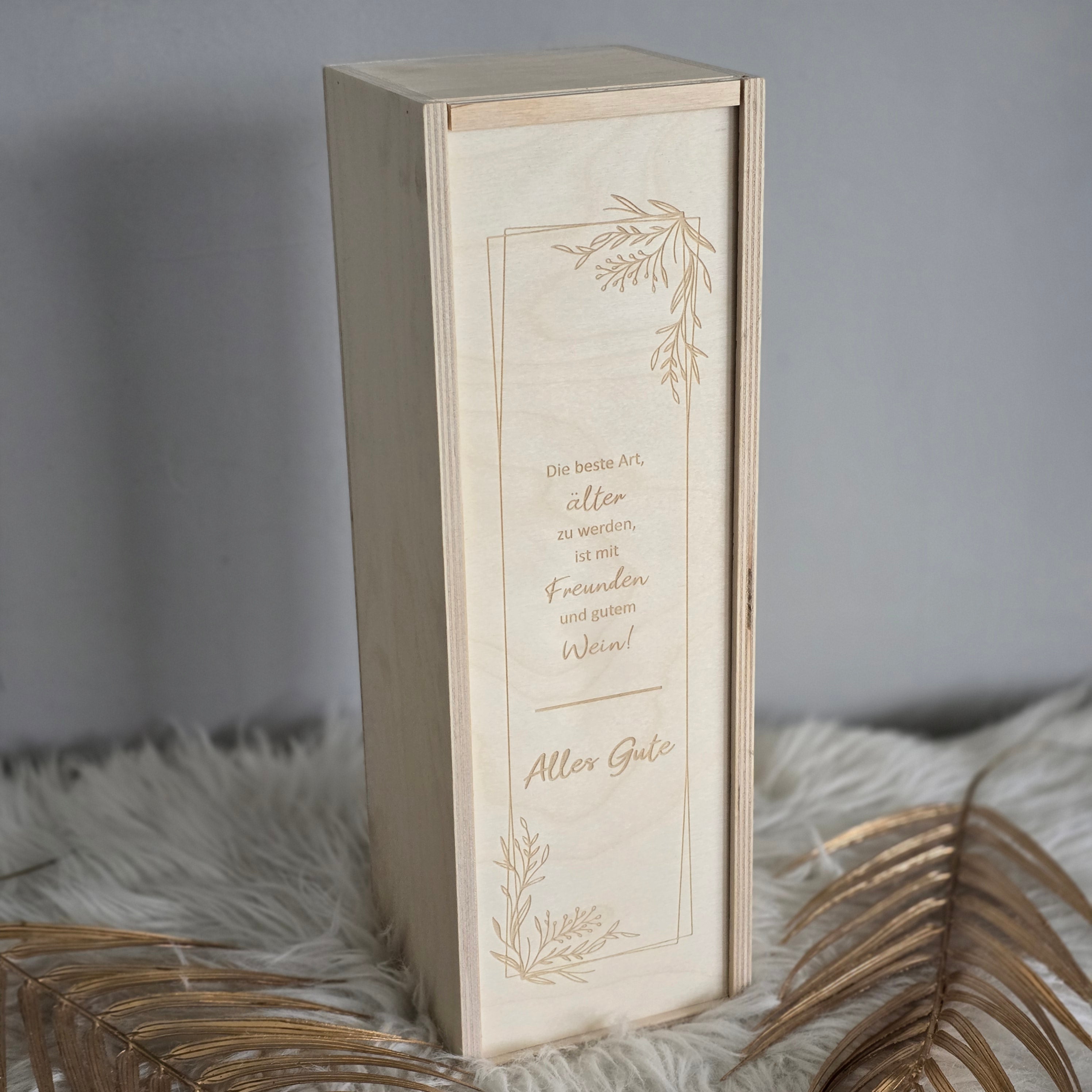 Weinkiste - älter werden