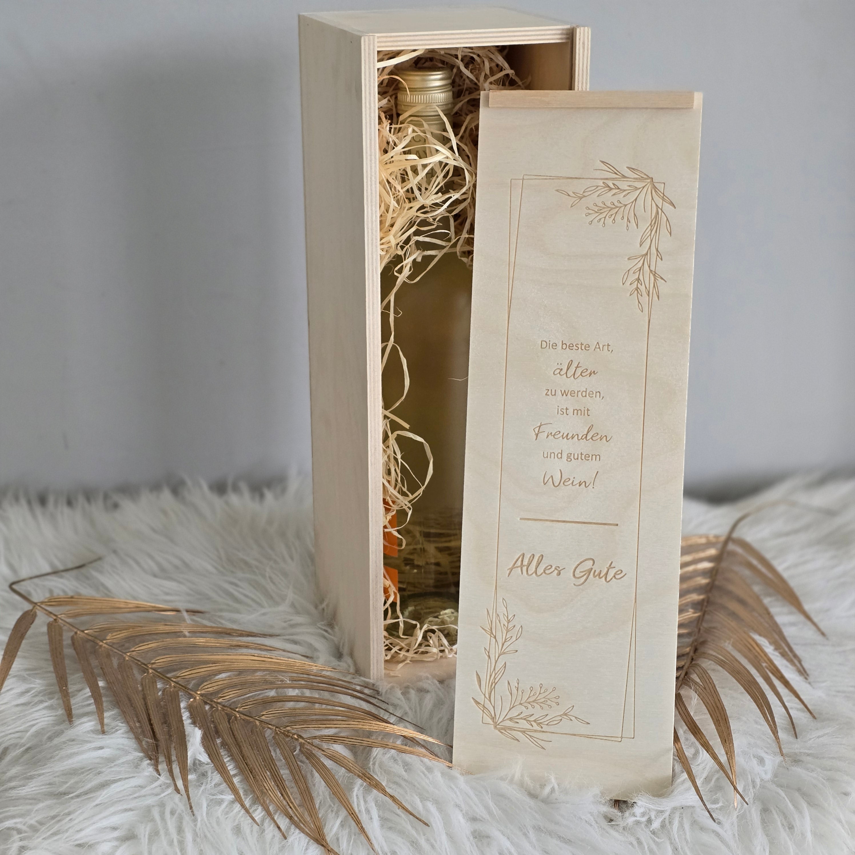 Weinkiste - älter werden