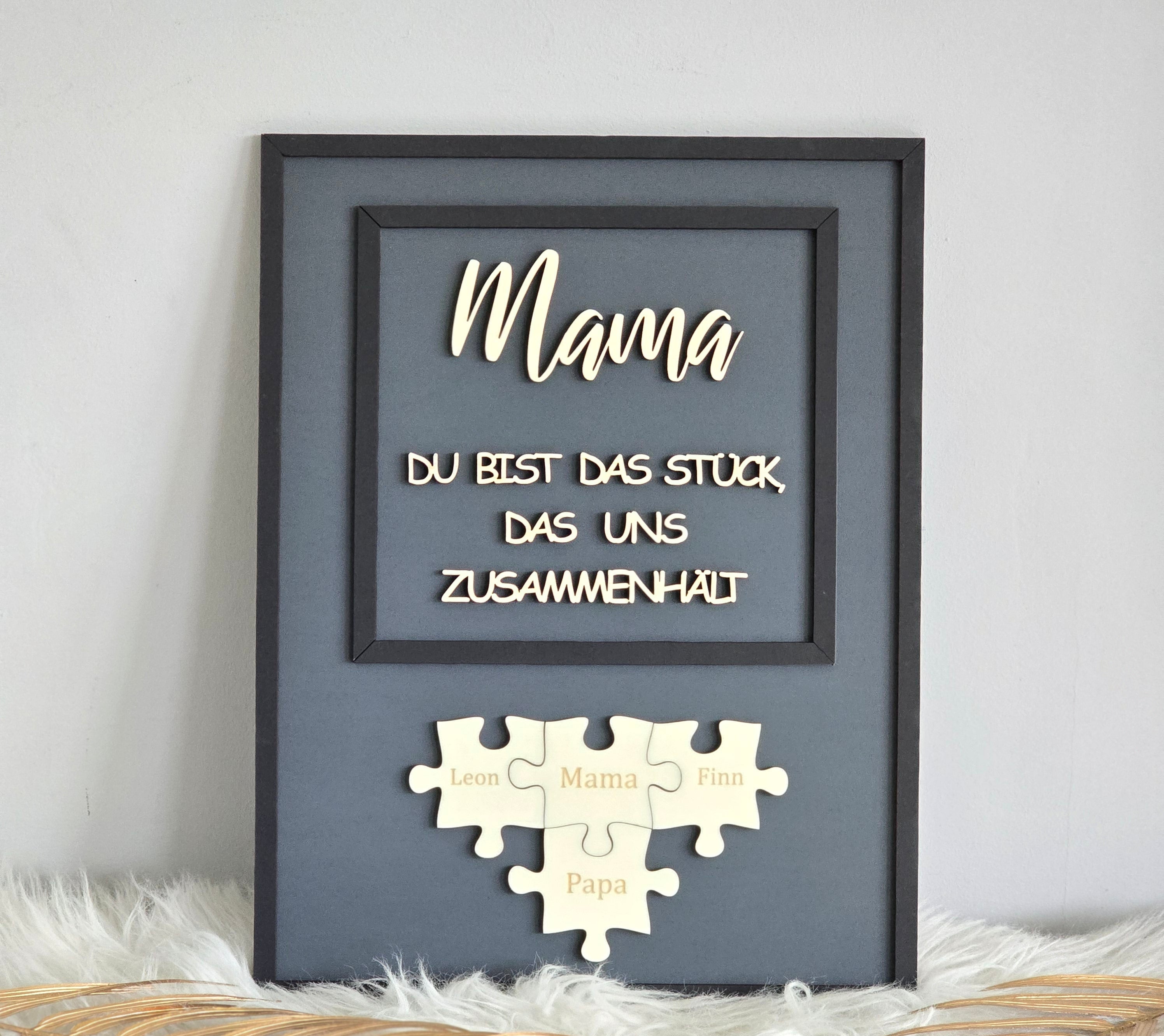 Bilderrahmen - Puzzlestück