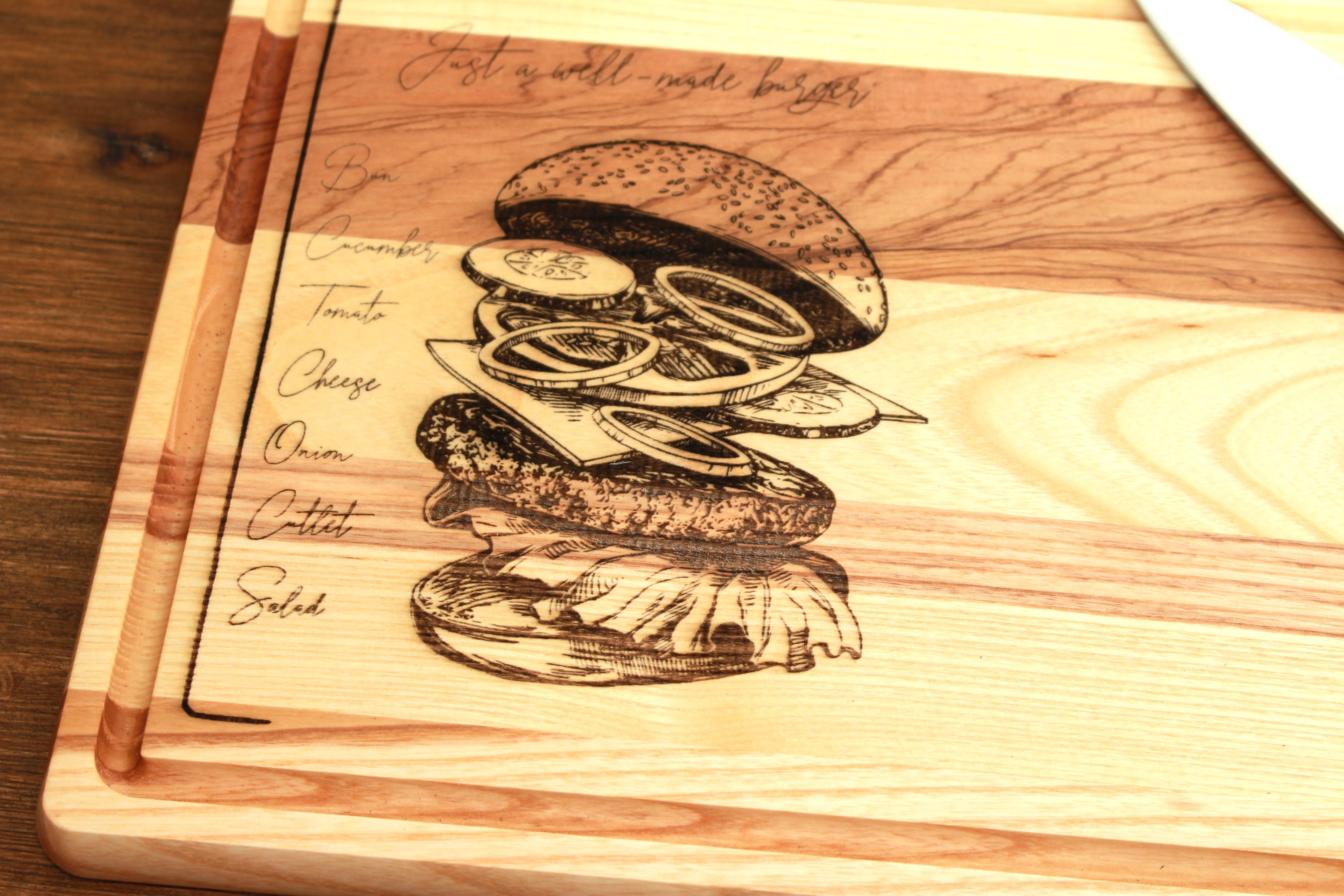 Schneidebrett - Burger