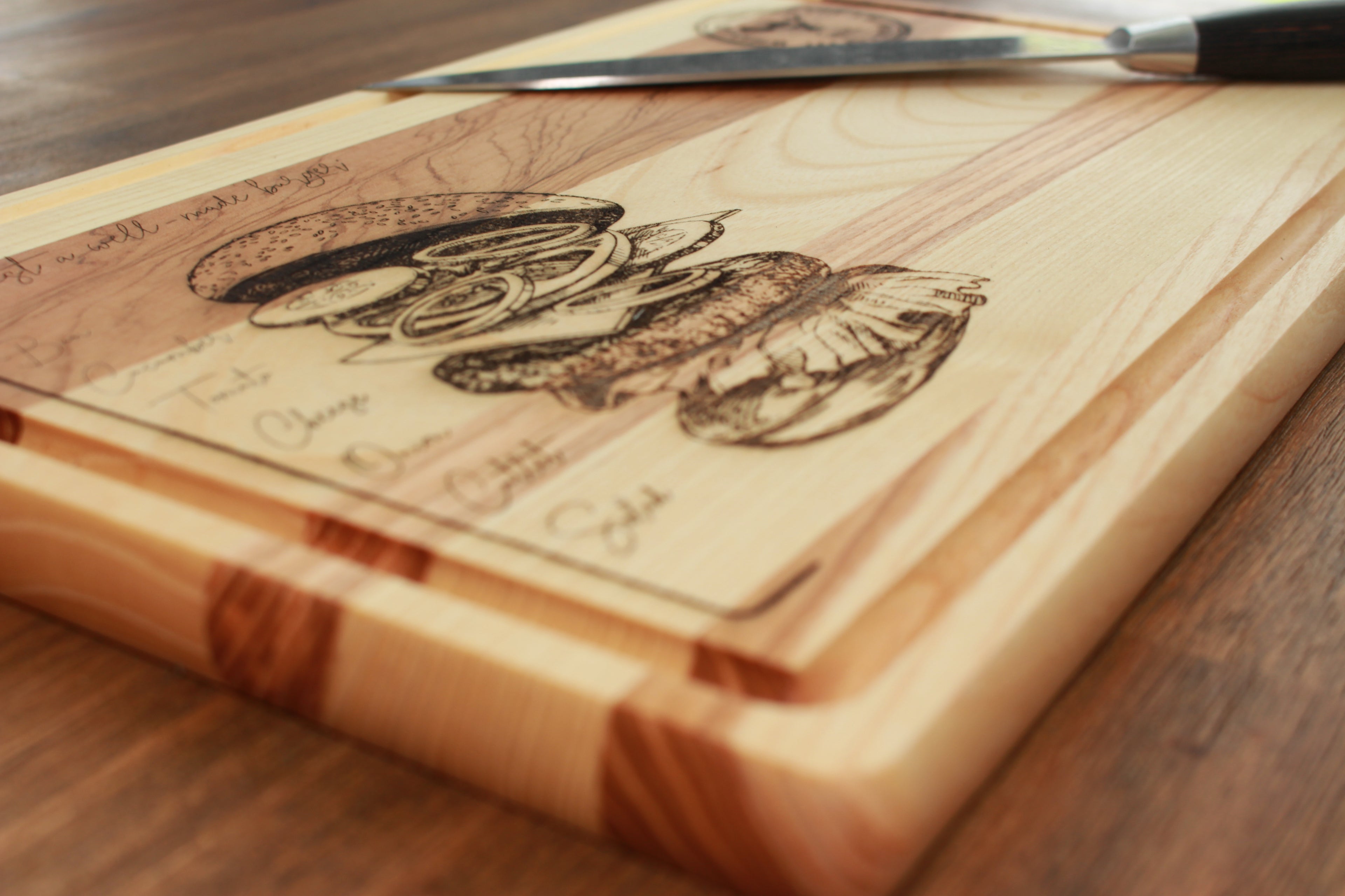 Schneidebrett - Burger