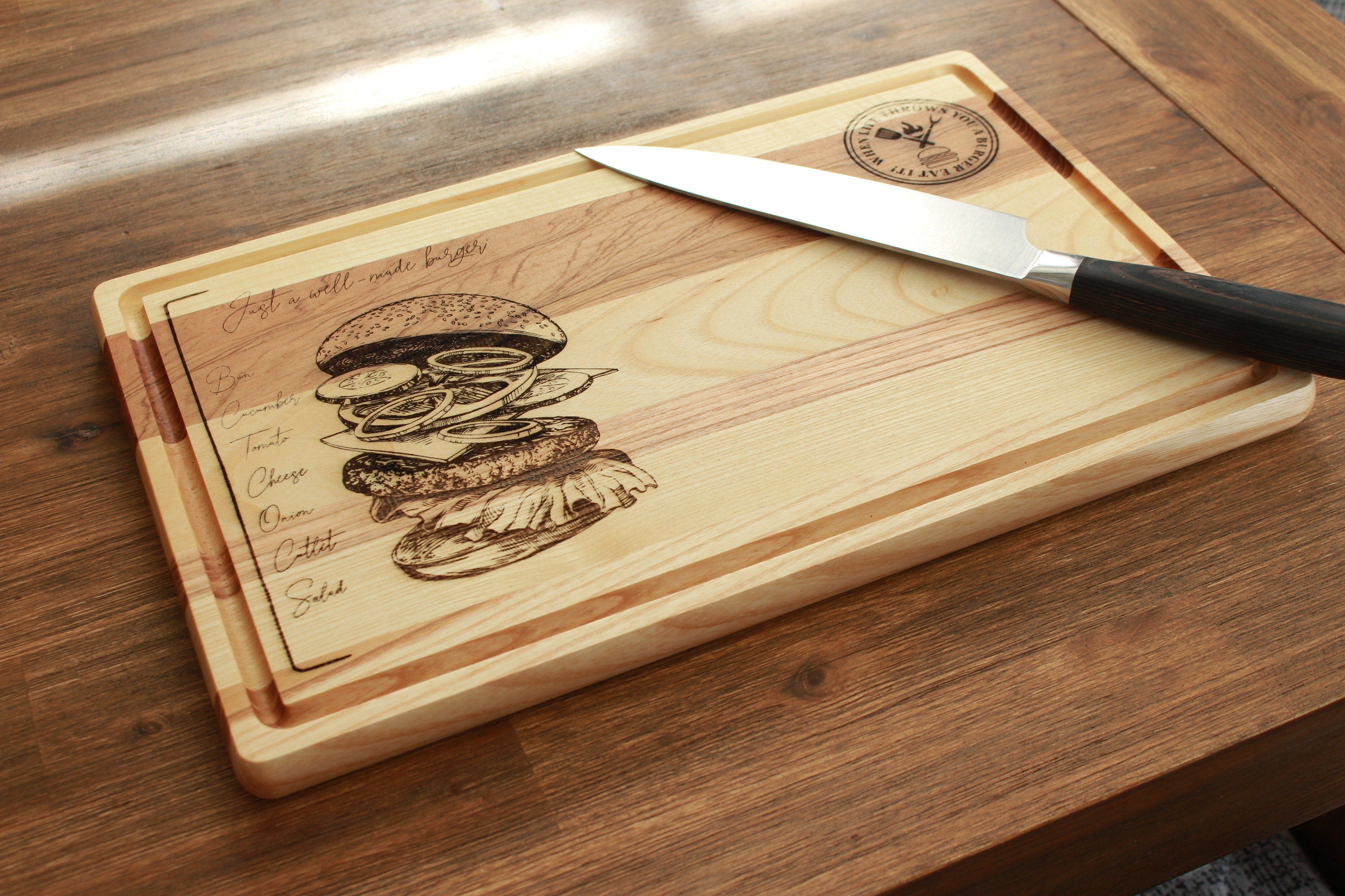 Schneidebrett - Burger