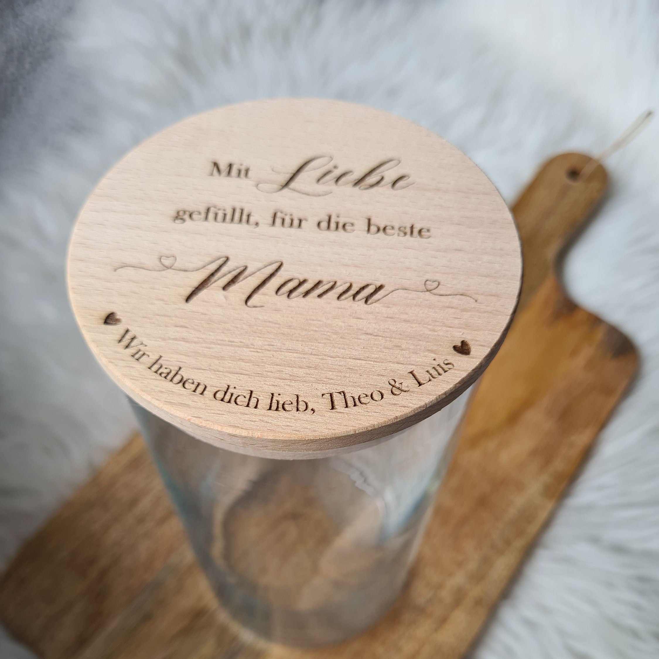 Vorratsglas - Mit Liebe gefüllt