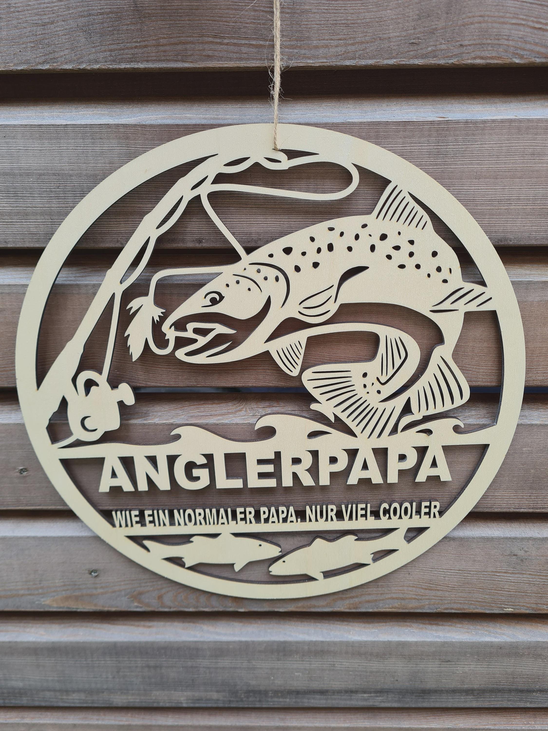 Schild - Anglerpapa